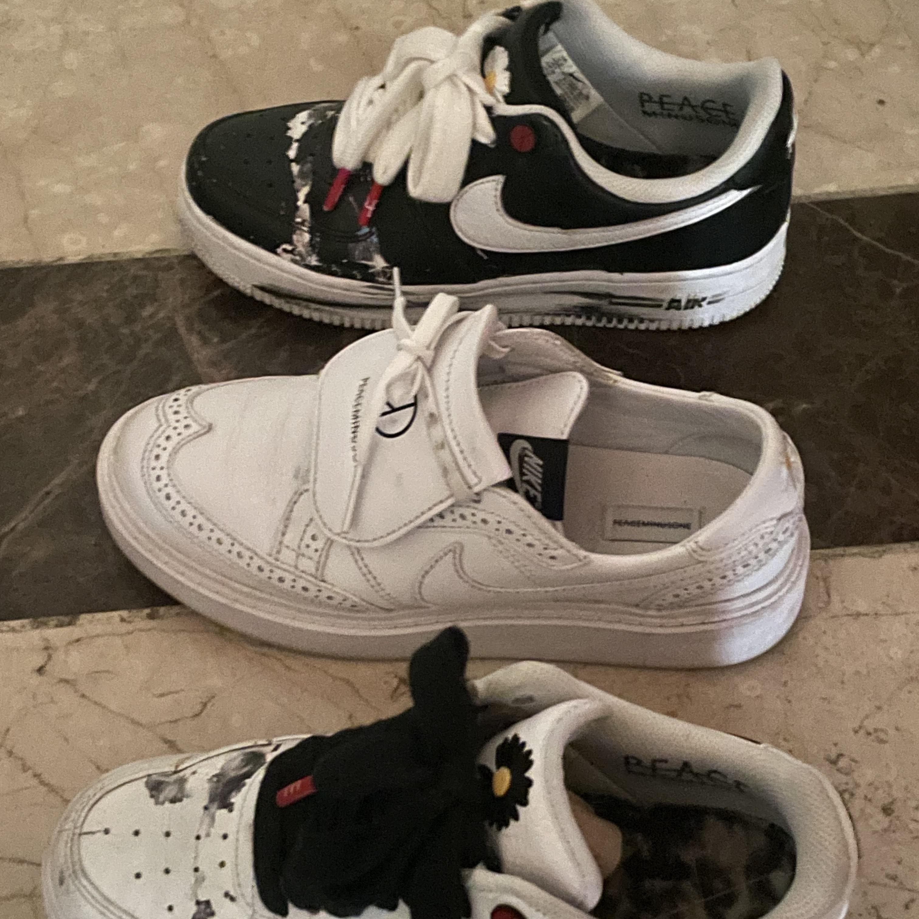 Nike x Peaceminusone Air Force 1 Low Para-Noise, Nike x Peaceminusone Air Force 1 Low Para-Noise 2.0 착용 스타일 - 5