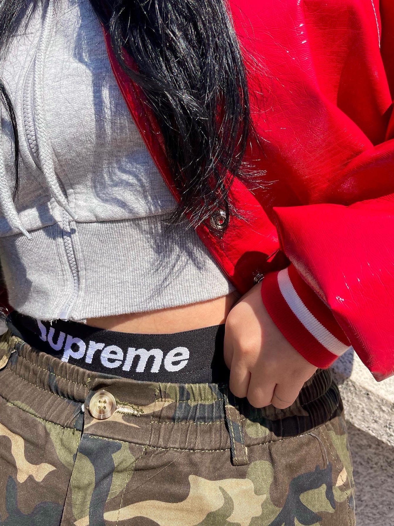 Supreme Hanes Boxer Briefs Black (4 Pack) 착용 스타일 - 1