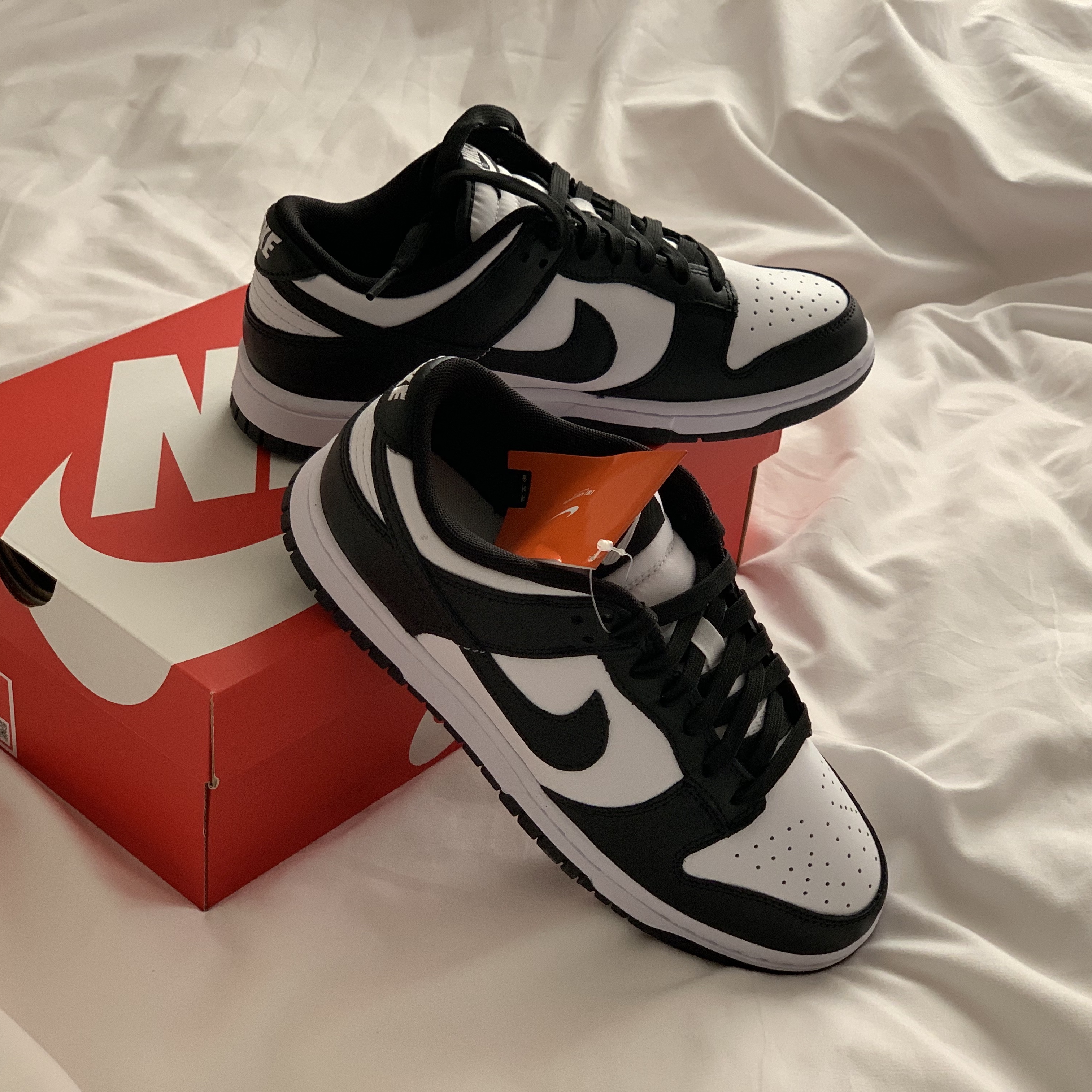Nike Dunk Low Retro Black, (W) Nike Dunk Low Black 착용 스타일