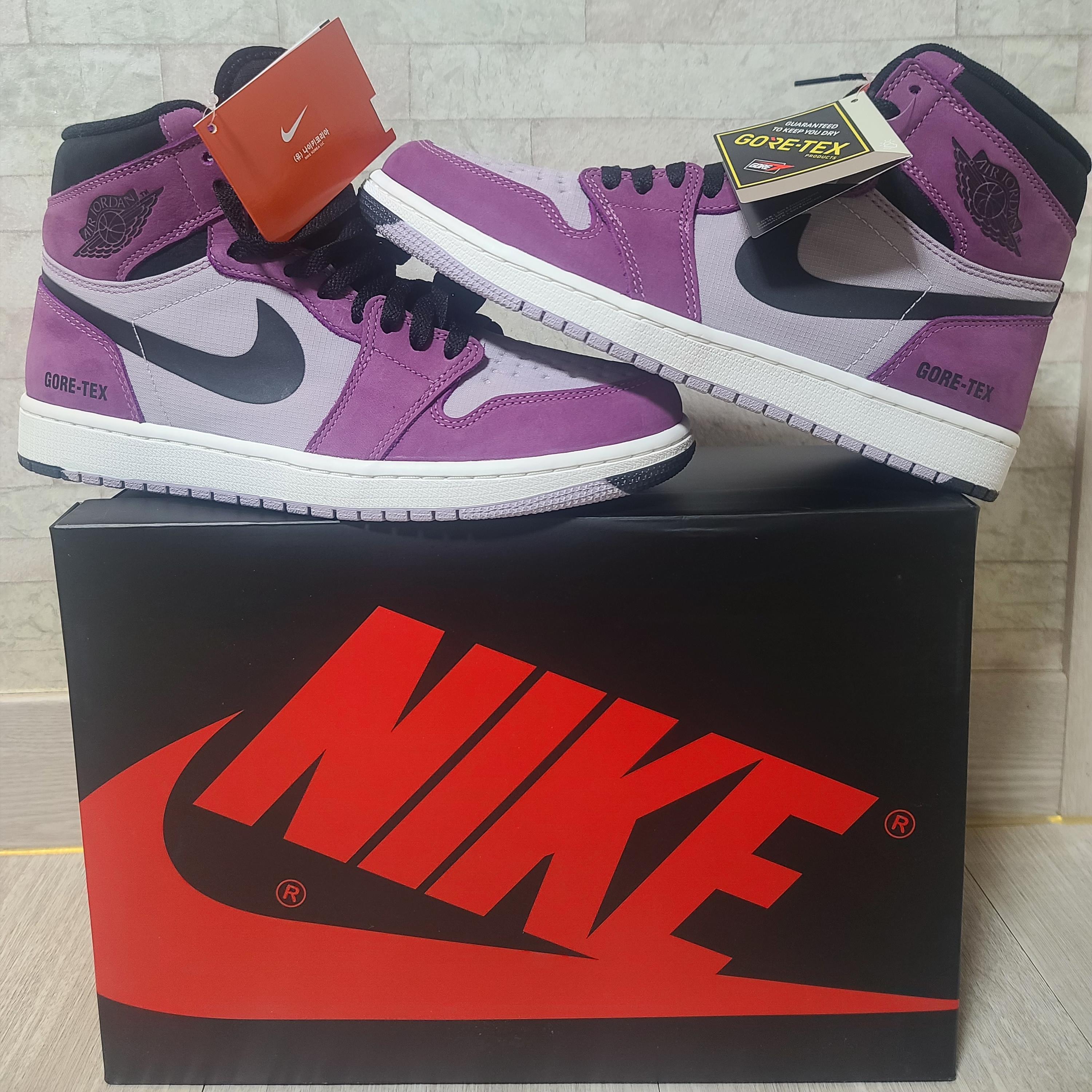 Jordan 1 Element Gore-Tex Berry 착용 스타일