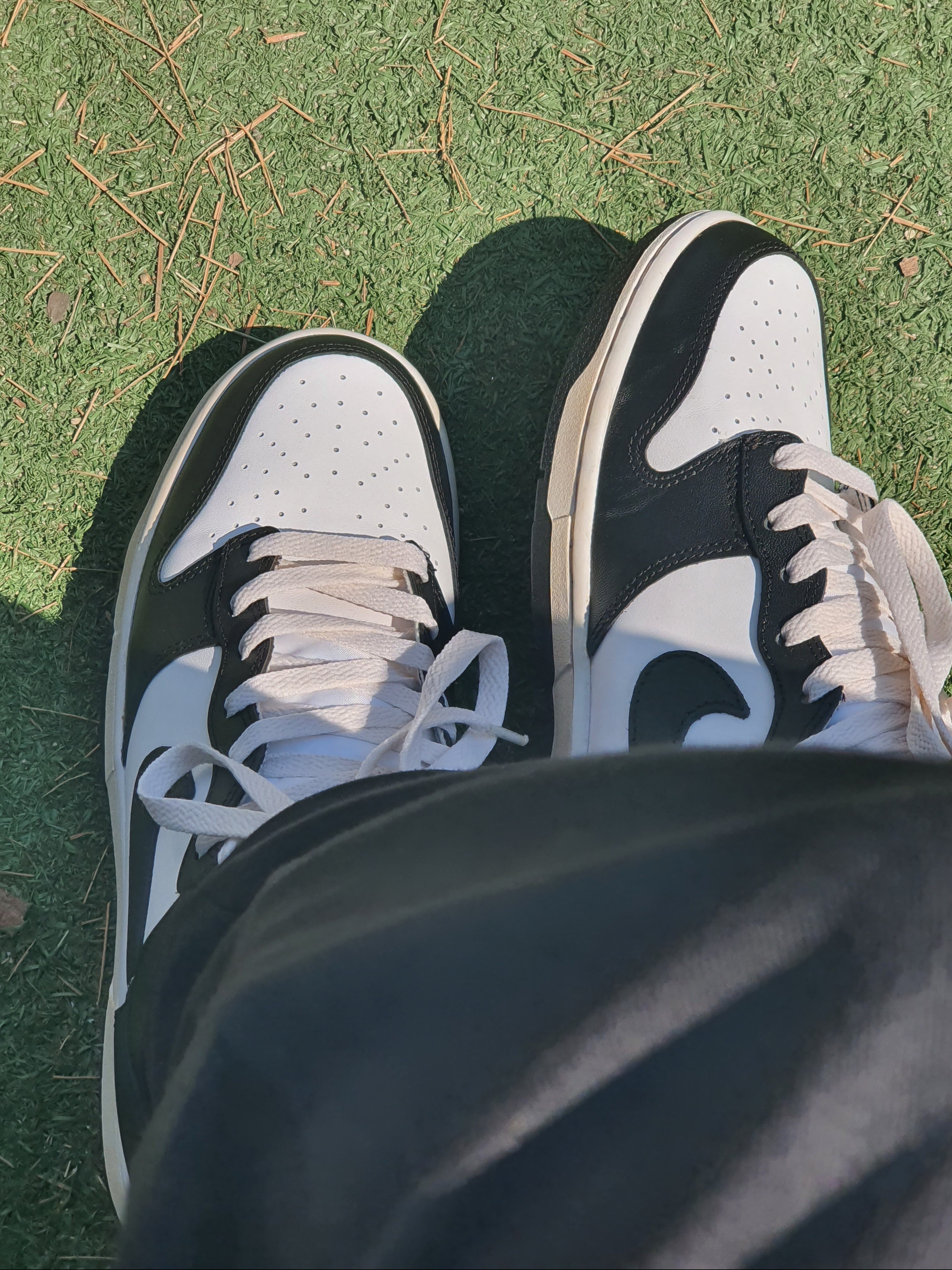 Nike Dunk High Retro Championship White 착용 스타일 - 4