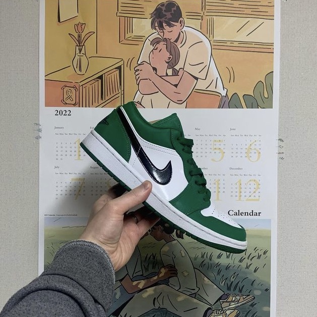 Jordan 1 Low Pine Green 착용 스타일 - 2