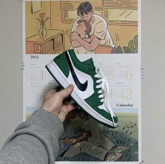 Jordan 1 Low Pine Green 착용 스타일 - 1