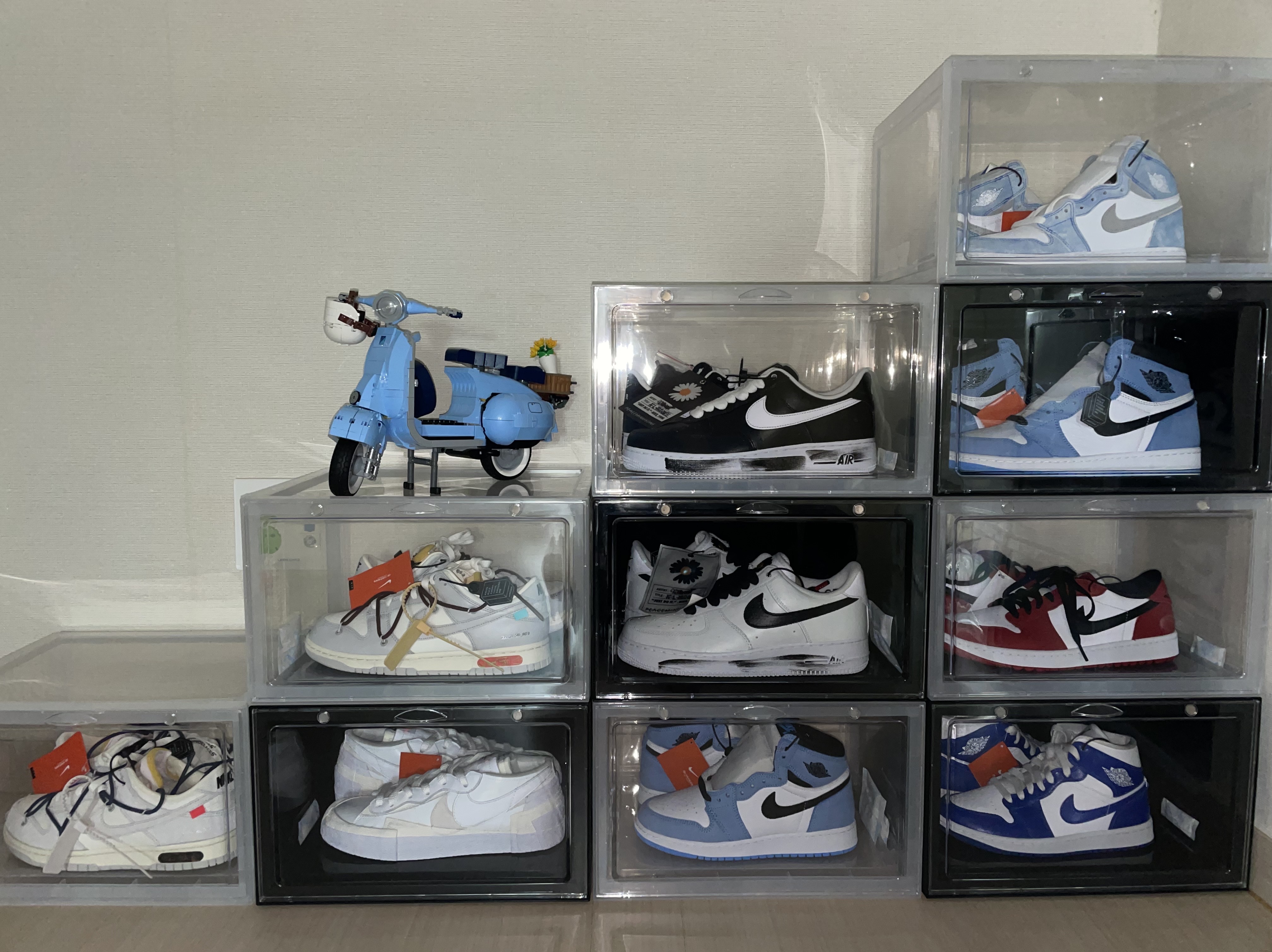 Nike x Off-White Dunk Low The 50 - Lot 46, Nike x Off-White Dunk Low The 50 - Lot 18 착용 스타일