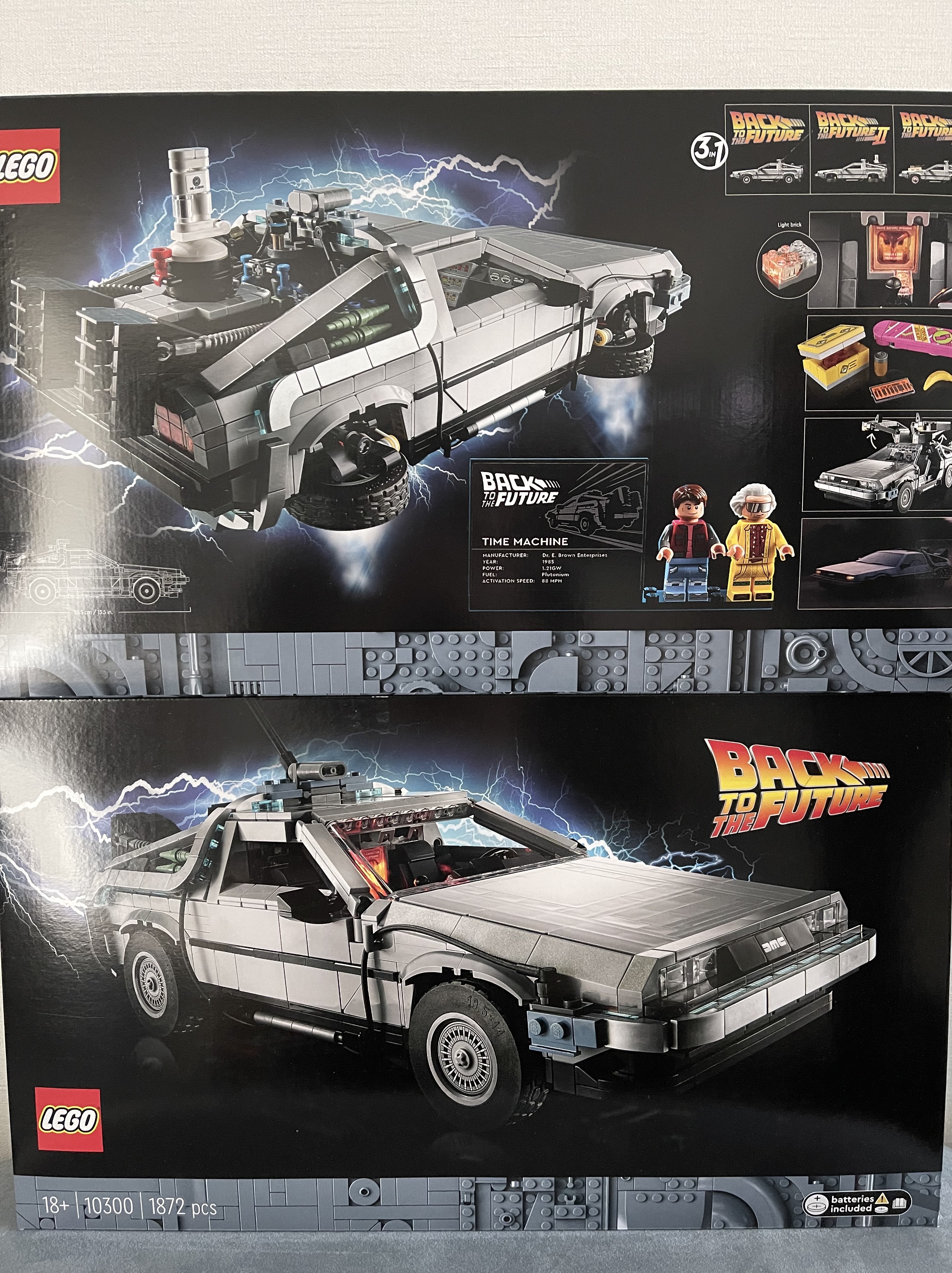 Lego Back To The Future Time Machine 착용 스타일
