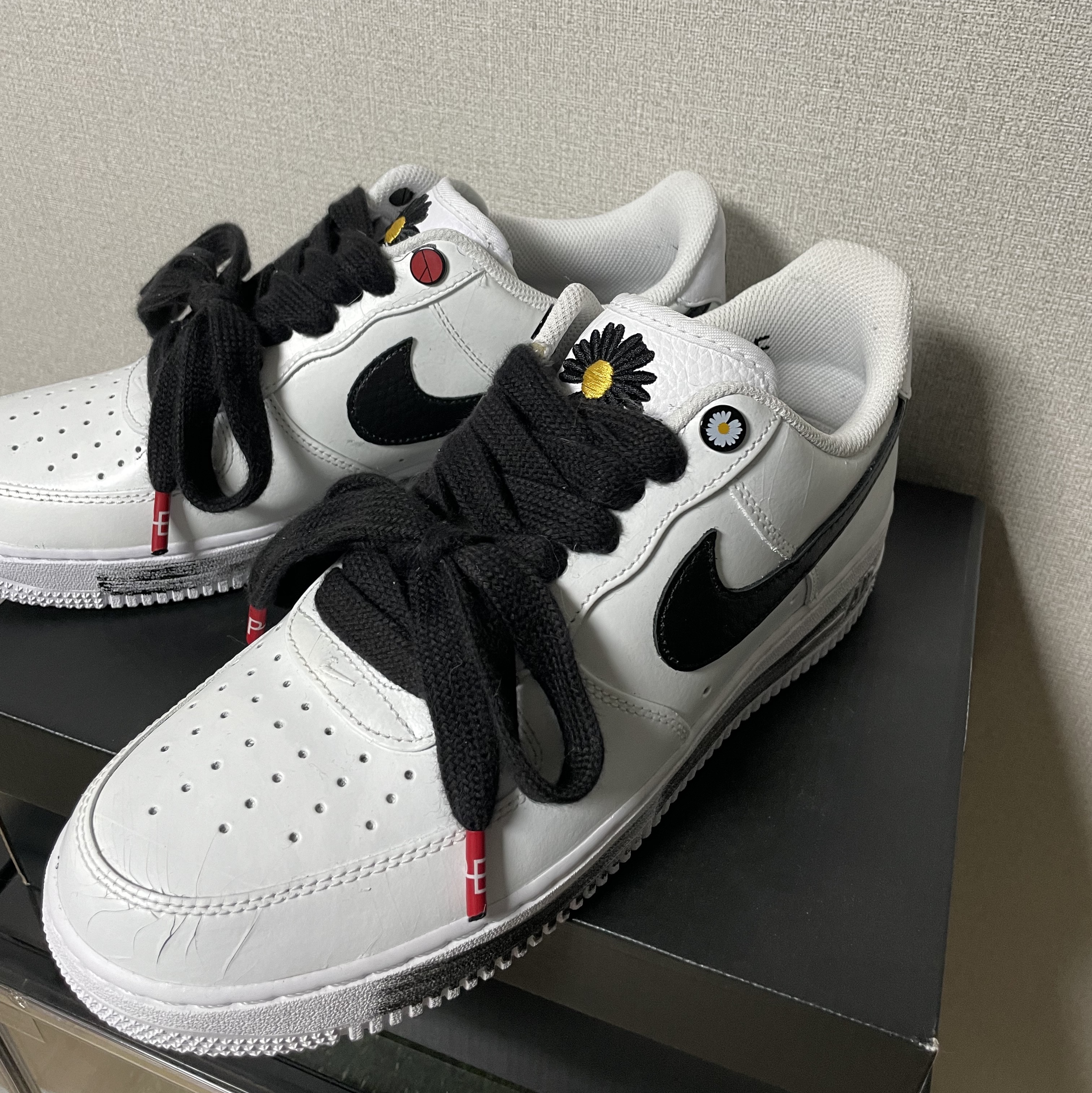 Nike x Peaceminusone Air Force 1 Low Para-Noise 2.0 착용 스타일