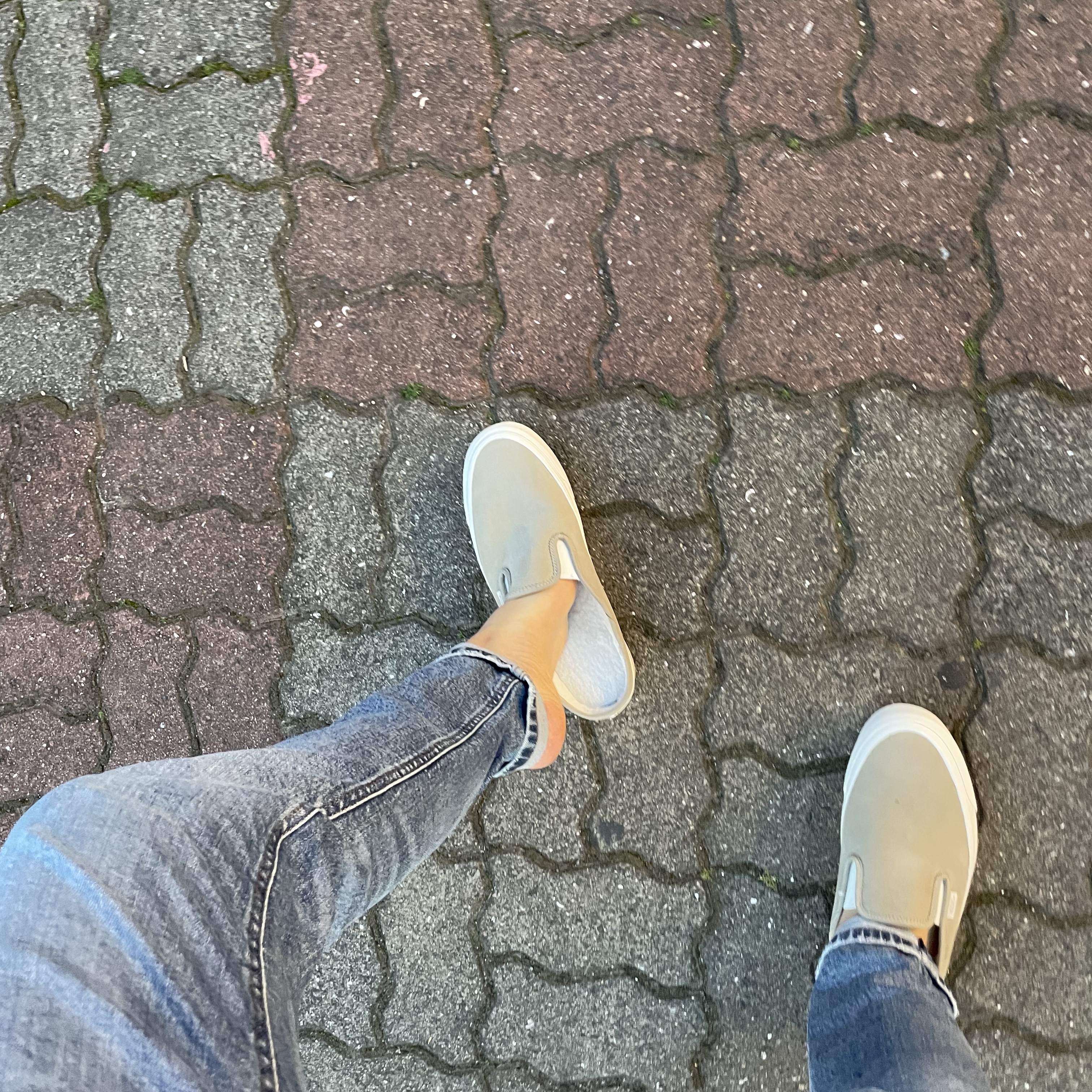 Vans Vault x Museum of Peace & Quiet OG Mule LX Tuffet Marshmallow 착용 스타일 - 2