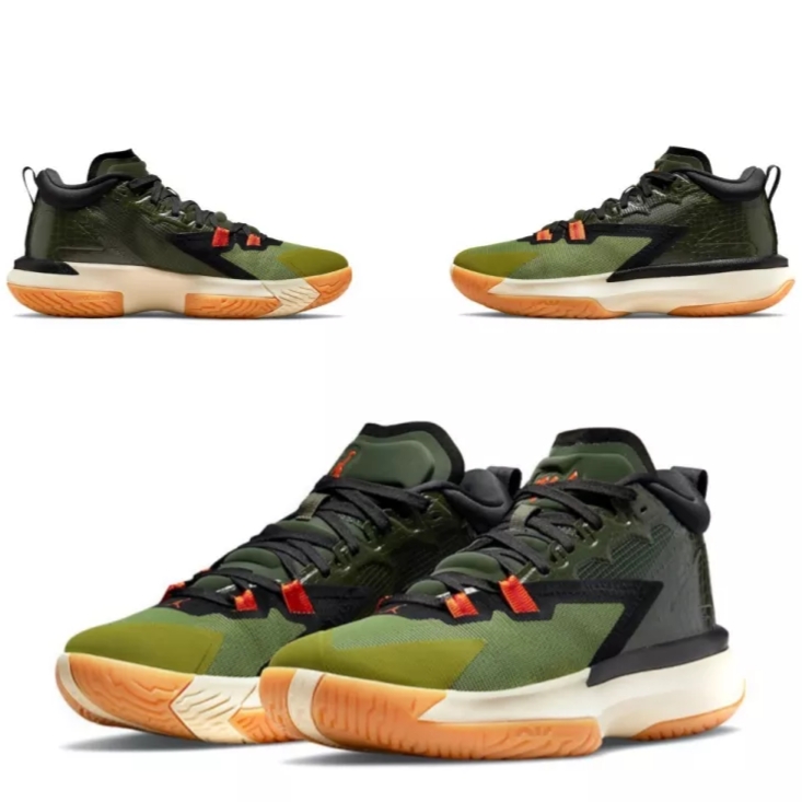 Jordan Zion 1 PF Carbon Green 착용 스타일