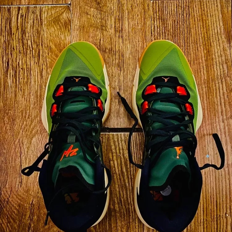 Jordan Zion 1 PF Carbon Green 착용 스타일