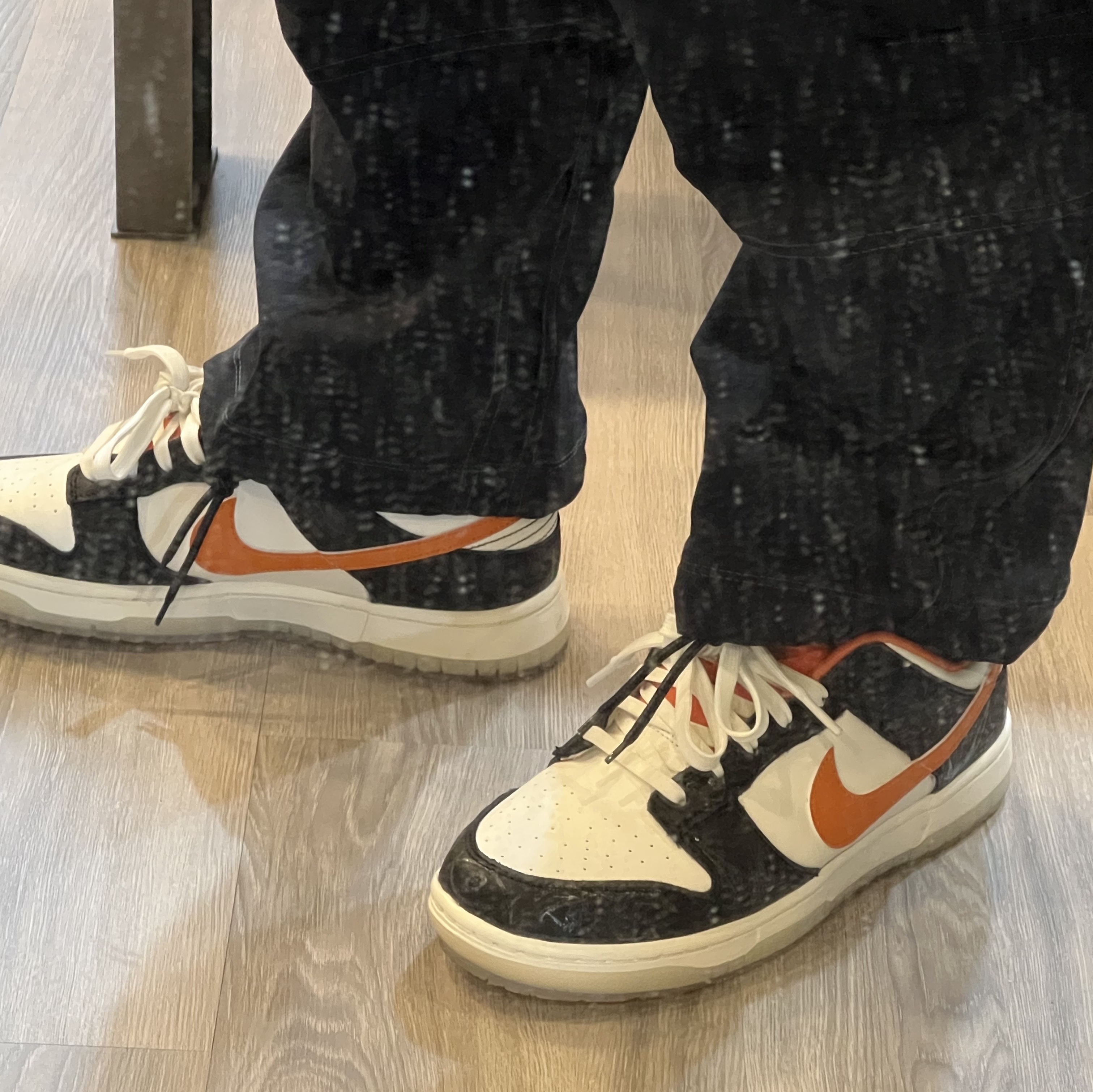 Nike Dunk Low Retro PRM Halloween, (GS) Nike Dunk Low PRM Halloween 착용 스타일 - 2