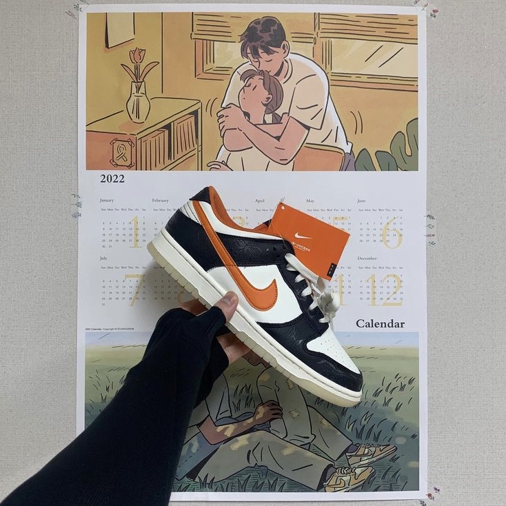 Nike Dunk Low Retro PRM Halloween 착용 스타일 - 1