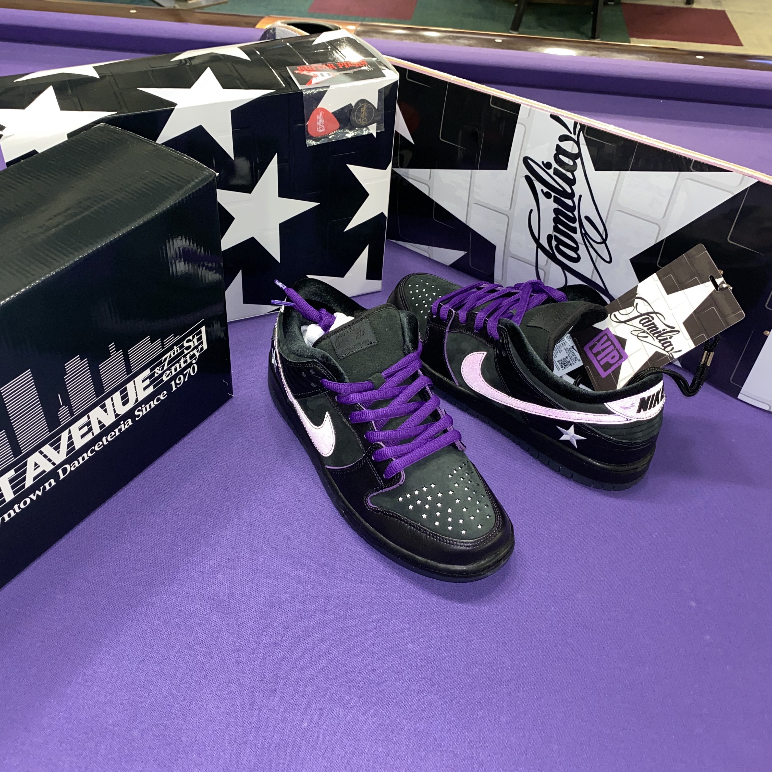 Nike x Familia SB Dunk Low First Avenue 착용 스타일 - 2