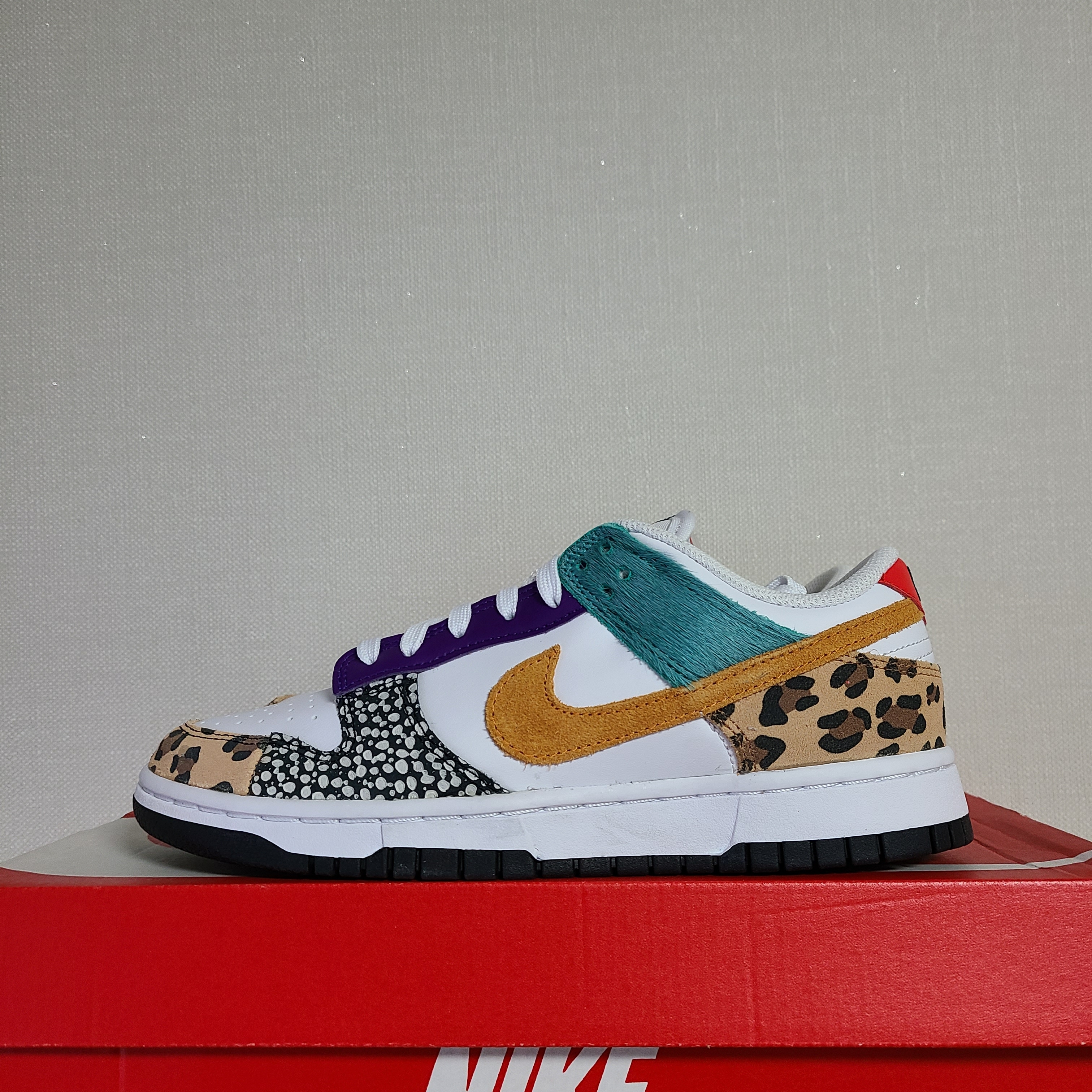 (W) Nike Dunk Low SE Patchwork 착용 스타일 - 1