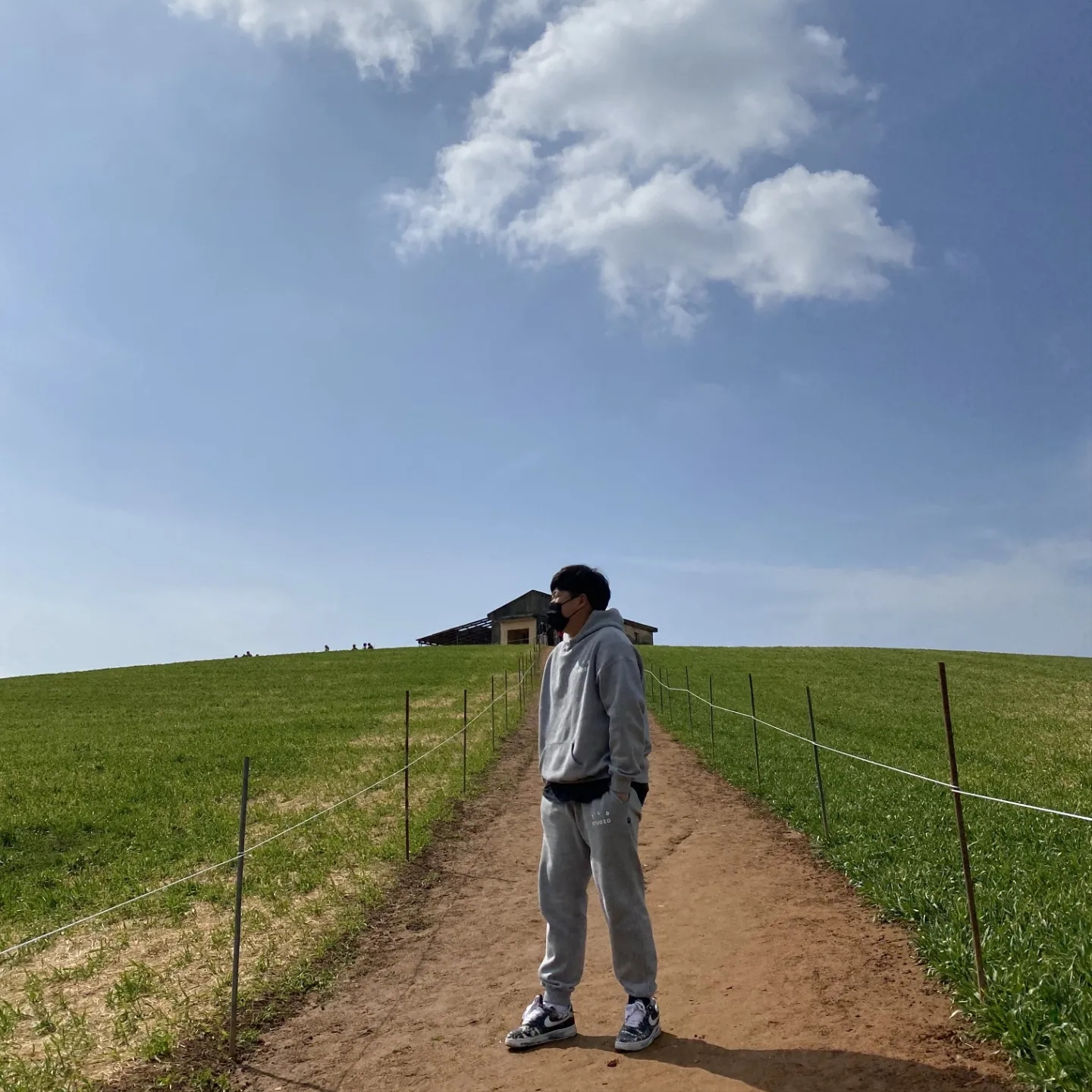 IAB Studio Hoodie Gray - 21SS, IAB Studio Sweatpants Gray - 21SS 착용 스타일