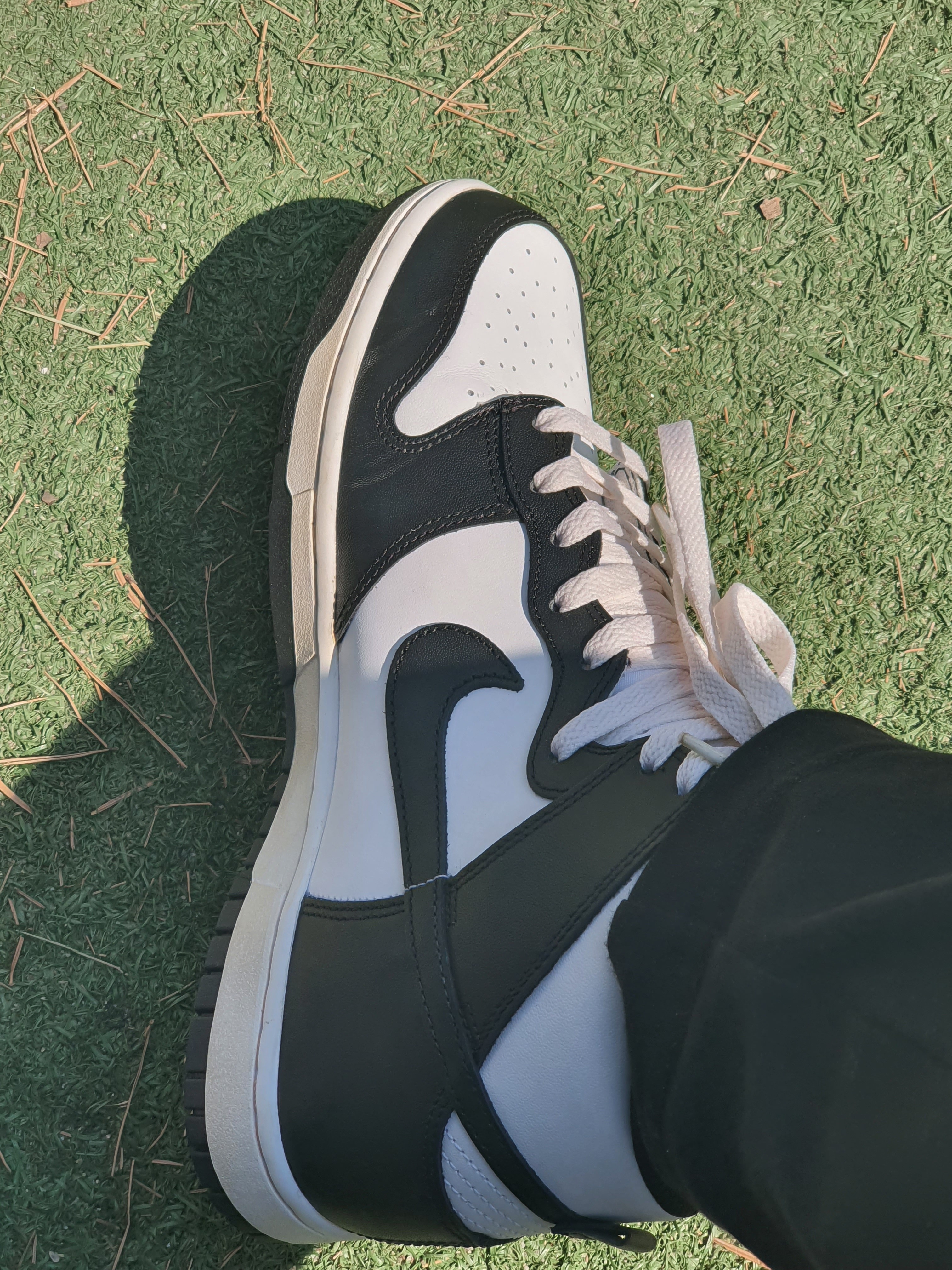 Nike Dunk High Retro Championship White 착용 스타일 - 3
