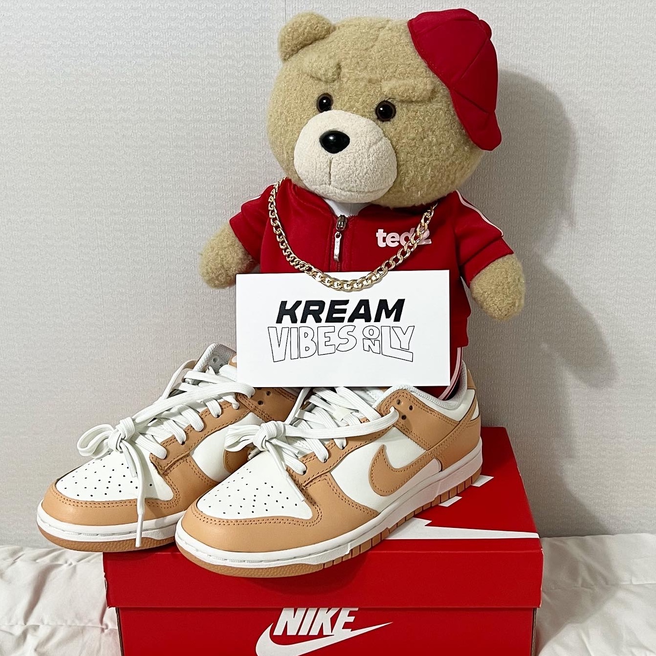 (W) Nike Dunk Low Harvest Moon 착용 스타일 - 1