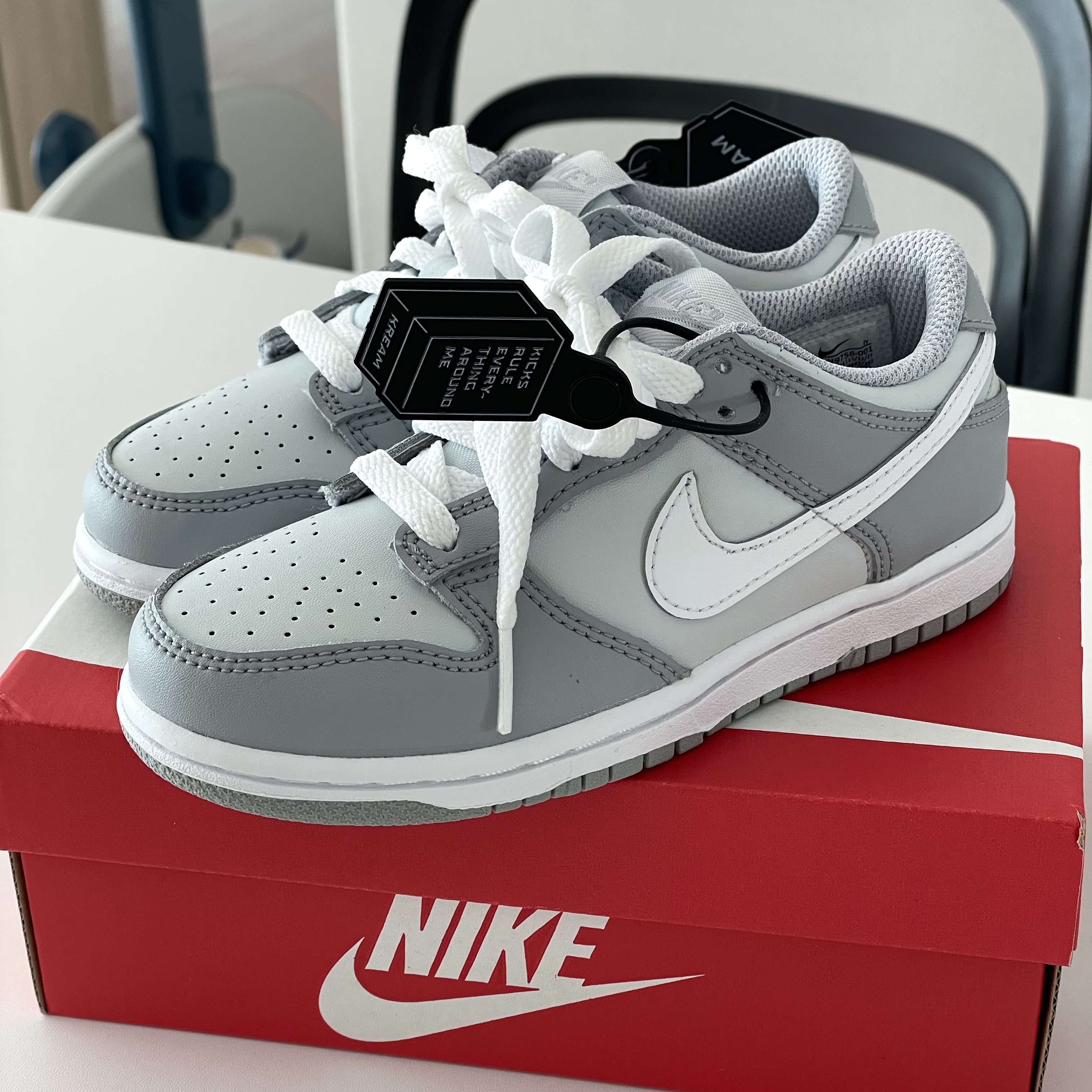 (PS) Nike Dunk Low Wolf Grey 착용 스타일
