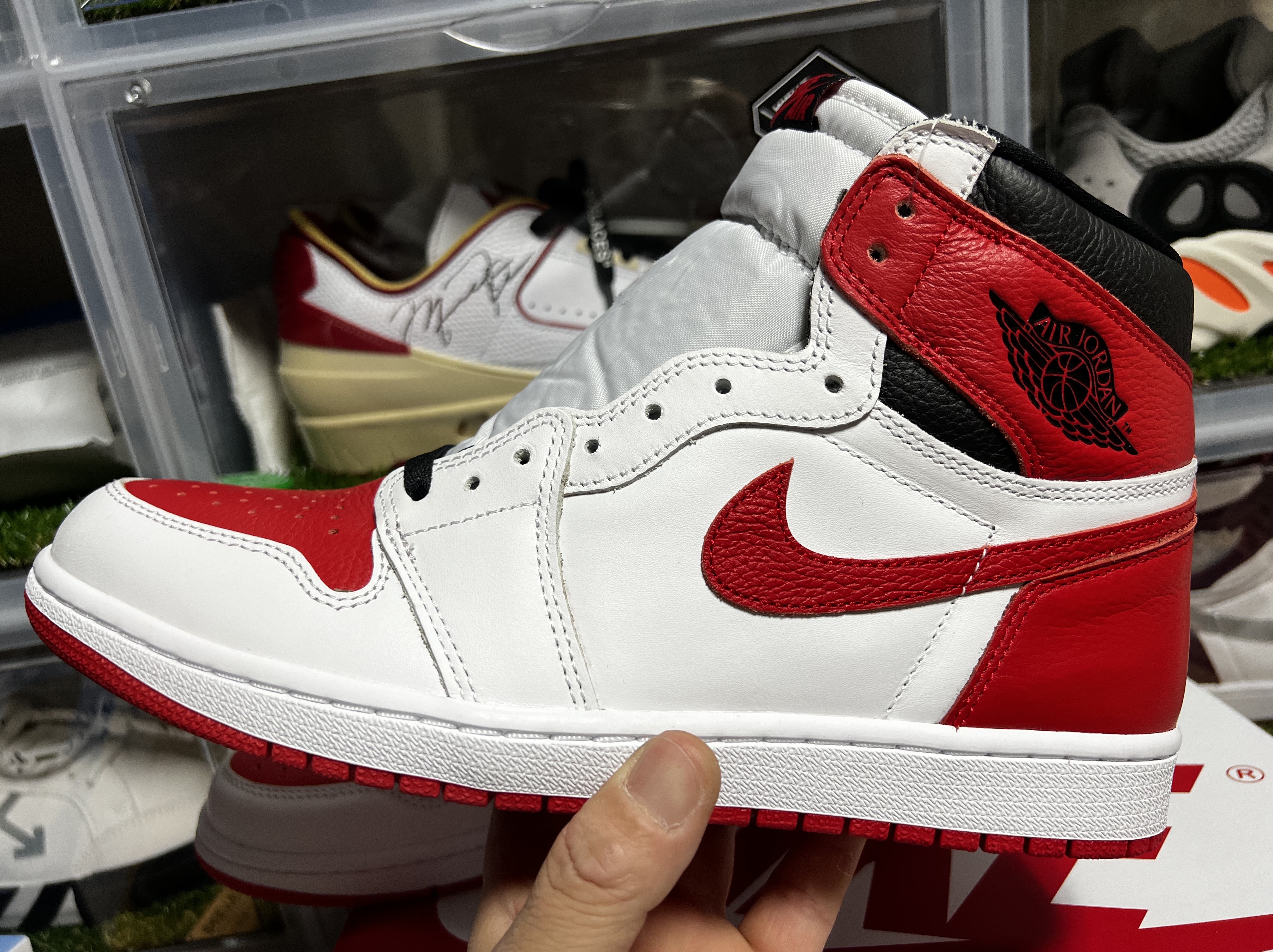 Jordan 1 Retro High OG Heritage 착용 스타일 - 1