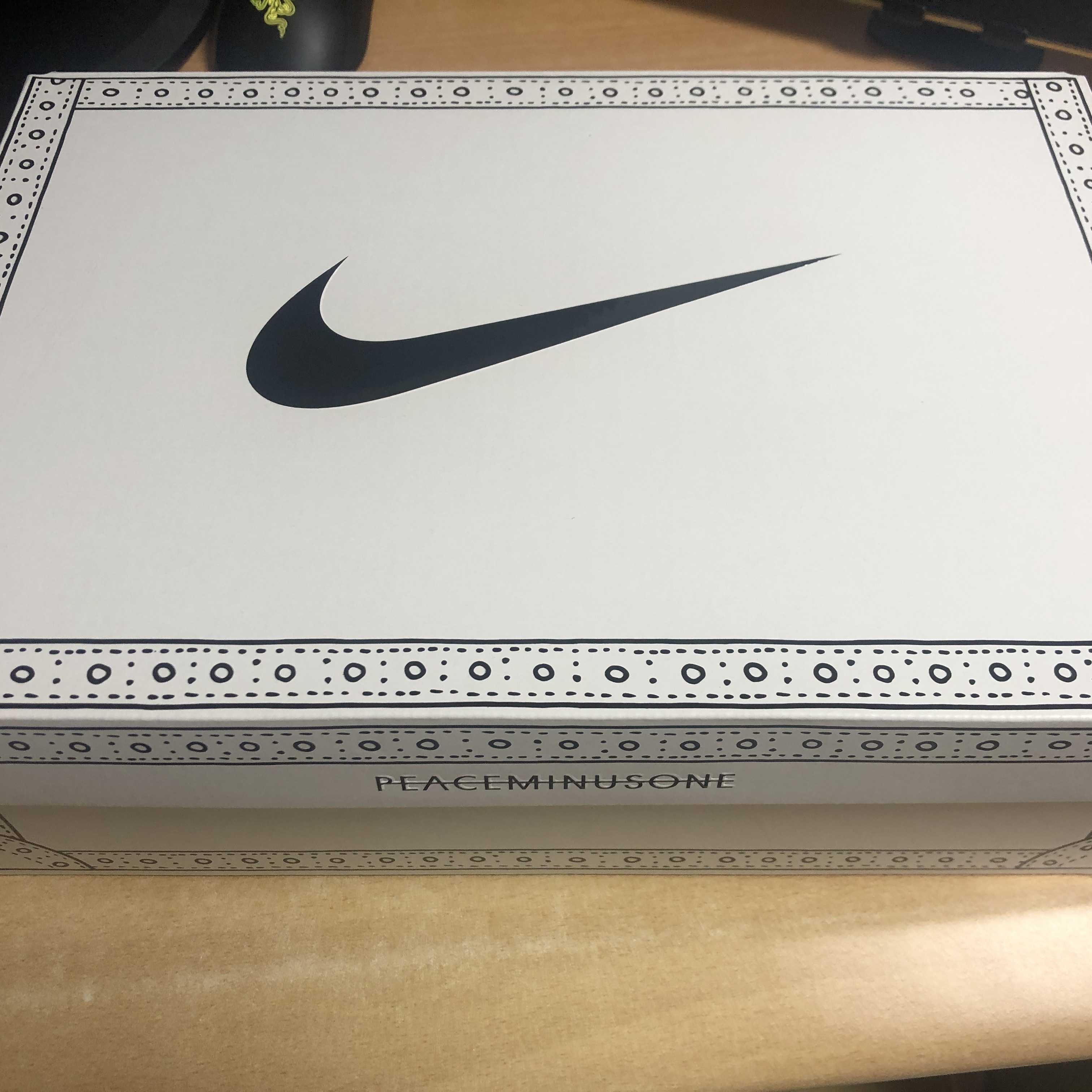 Nike x Peaceminusone Kwondo1 White 착용 스타일 - 2