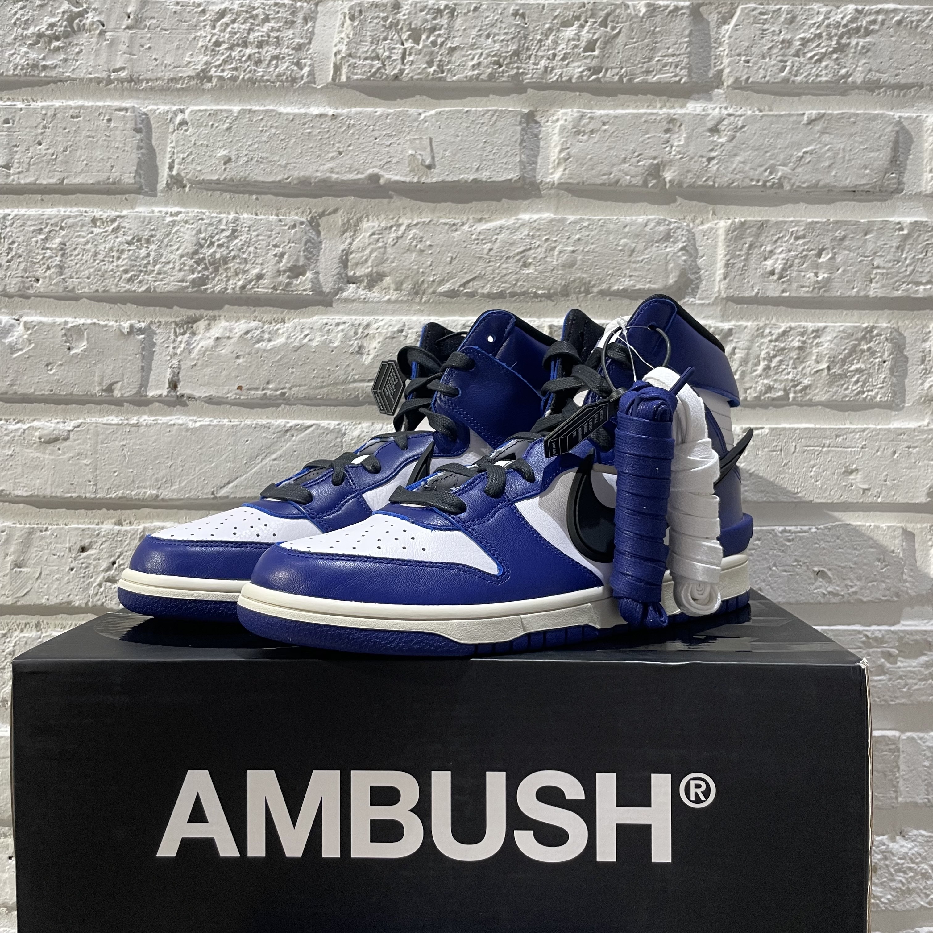 Nike x Ambush Dunk High Deep Royal Blue 착용 스타일