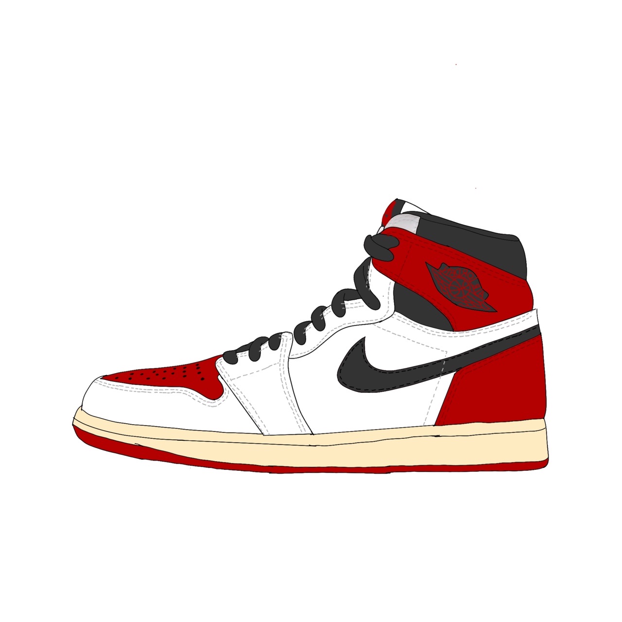 Jordan 1 Retro High OG Heritage, (GS) Jordan 1 Retro High OG Heritage 착용 스타일