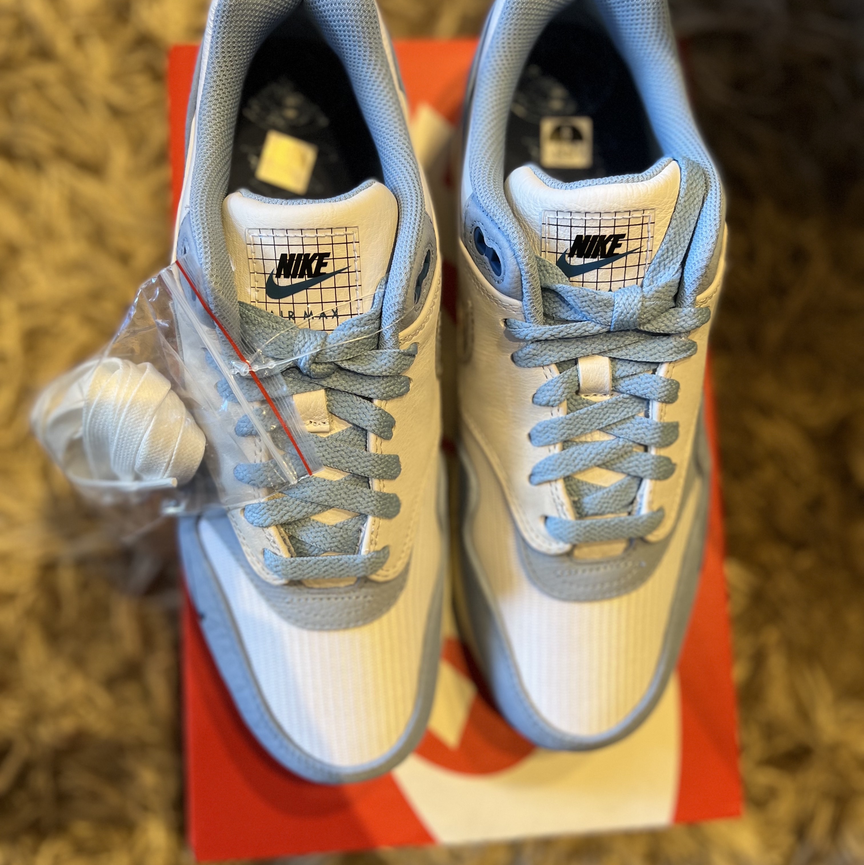 Nike Air Max 1 Premium Blueprint 착용 스타일 - 1