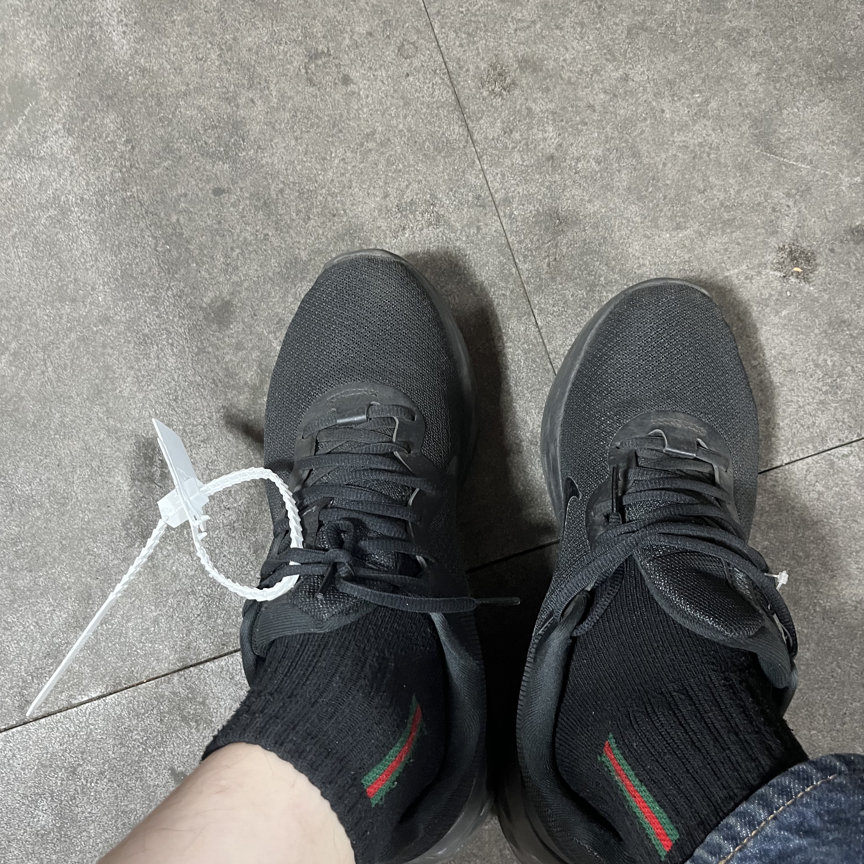 Nike x Off-White Air Presto Black, Nike x Off-White Air VaporMax OG Black The Ten 착용 스타일