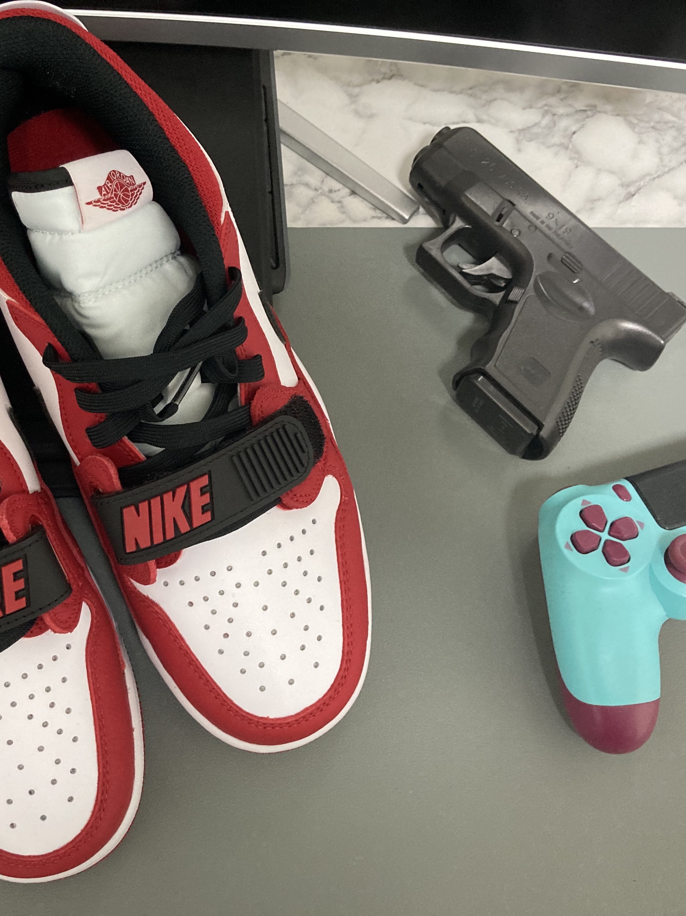 Jordan Legacy 312 Low Chicago 2022 착용 스타일 - 5