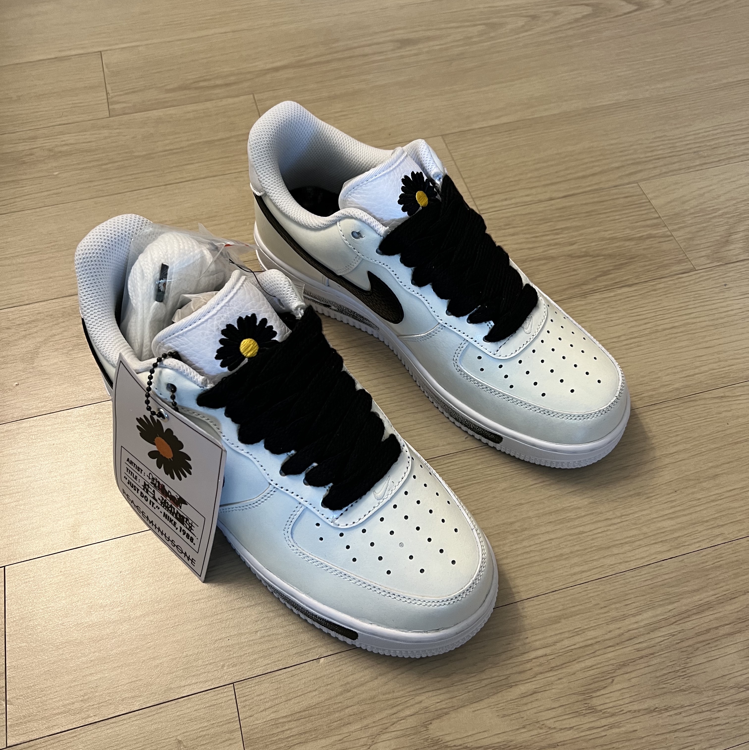 Nike x Peaceminusone Air Force 1 Low Para-Noise 2.0 착용 스타일