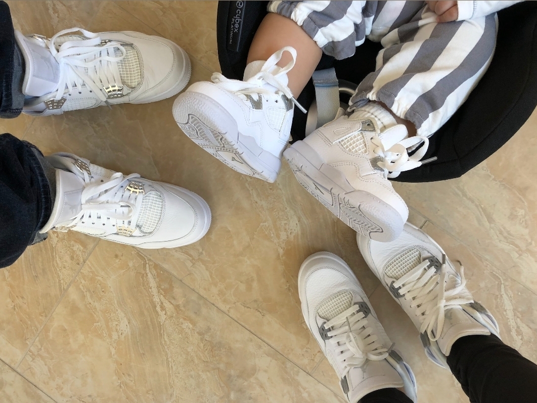 Jordan 4 Retro Pure Money 2017, (GS) Jordan 4 Retro Pure Money 2017 착용 스타일