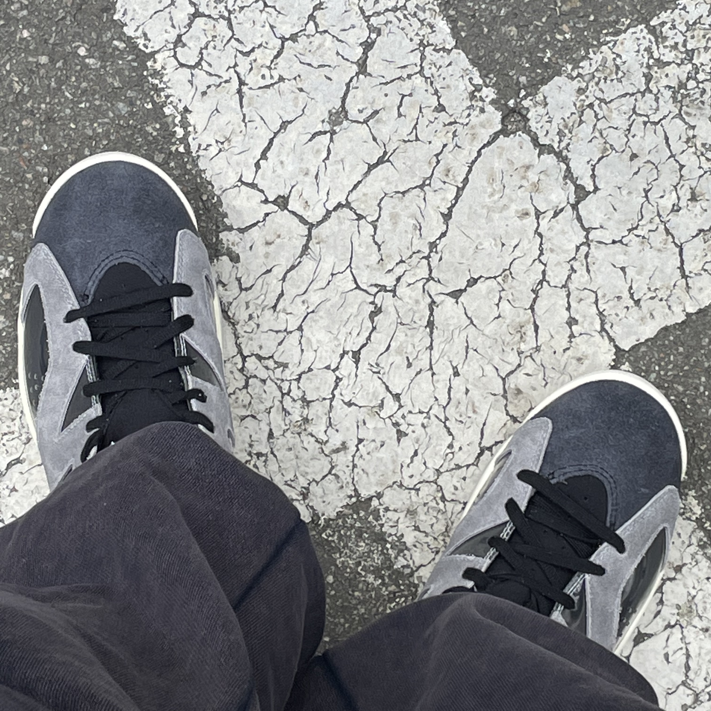 (W) Jordan 6 Retro Tech Chrome 착용 스타일