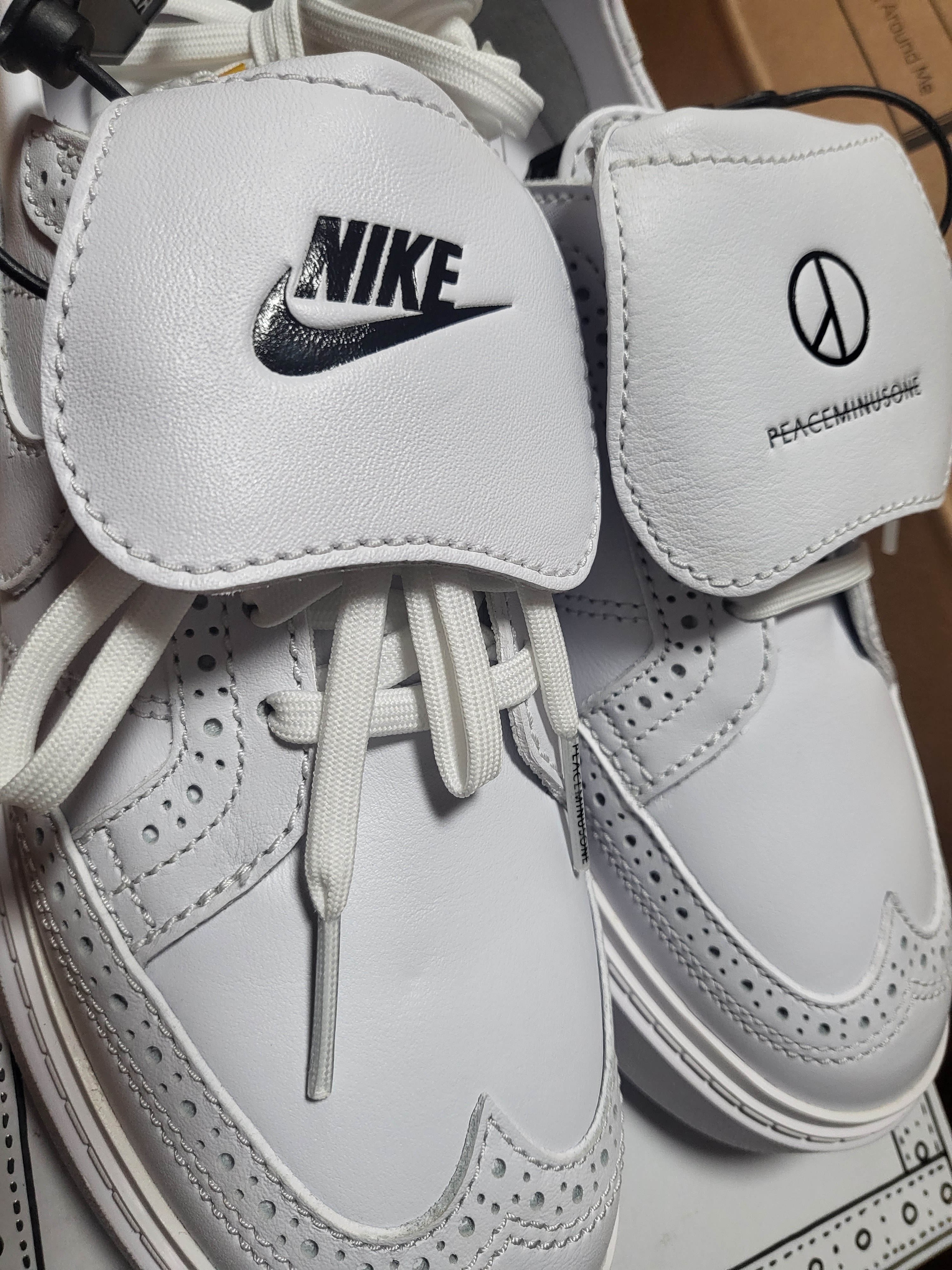 Nike x Peaceminusone Kwondo1 White 착용 스타일
