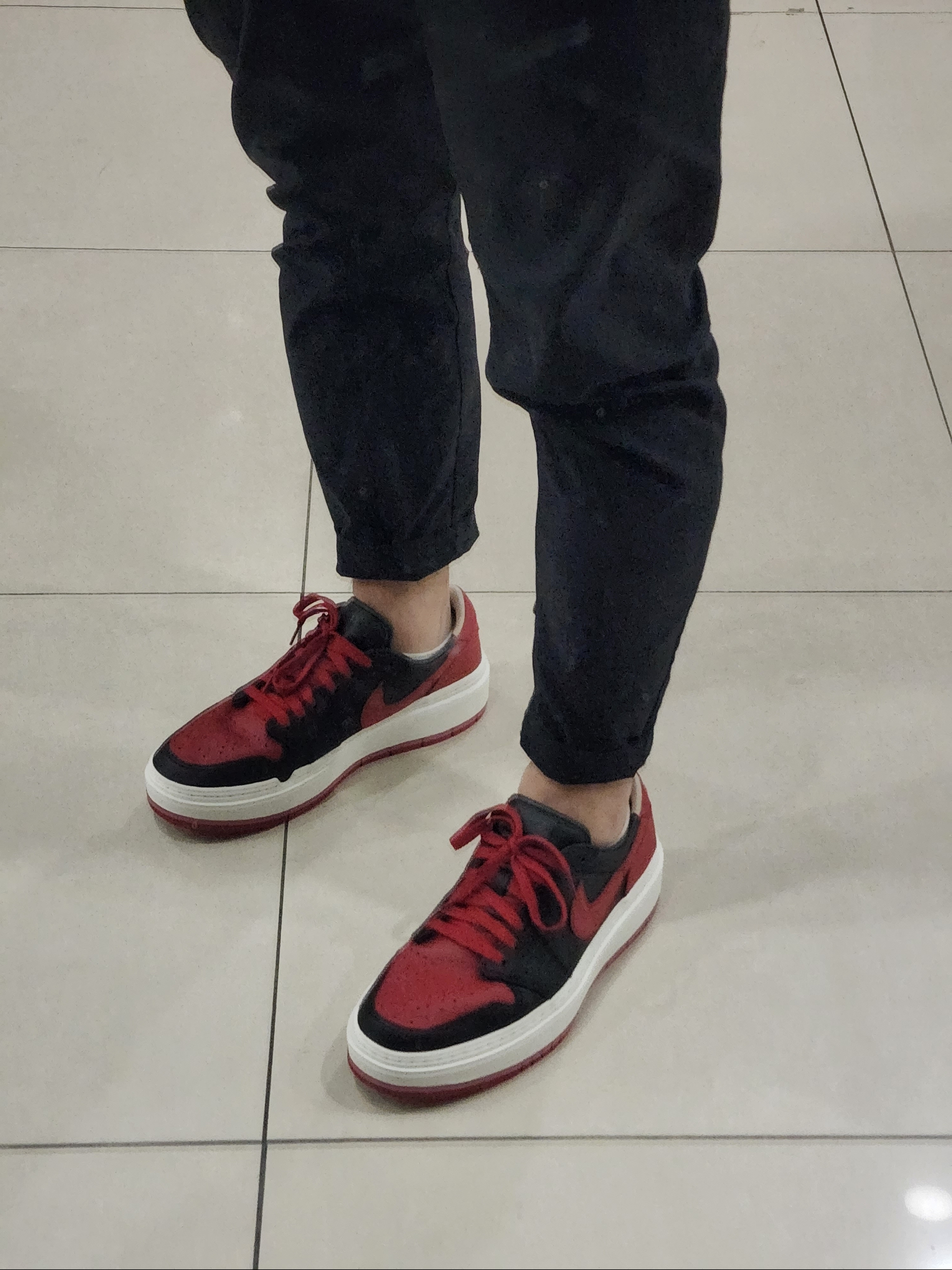 (W) Jordan 1 Elevate Low SE Bred 착용 스타일 - 3