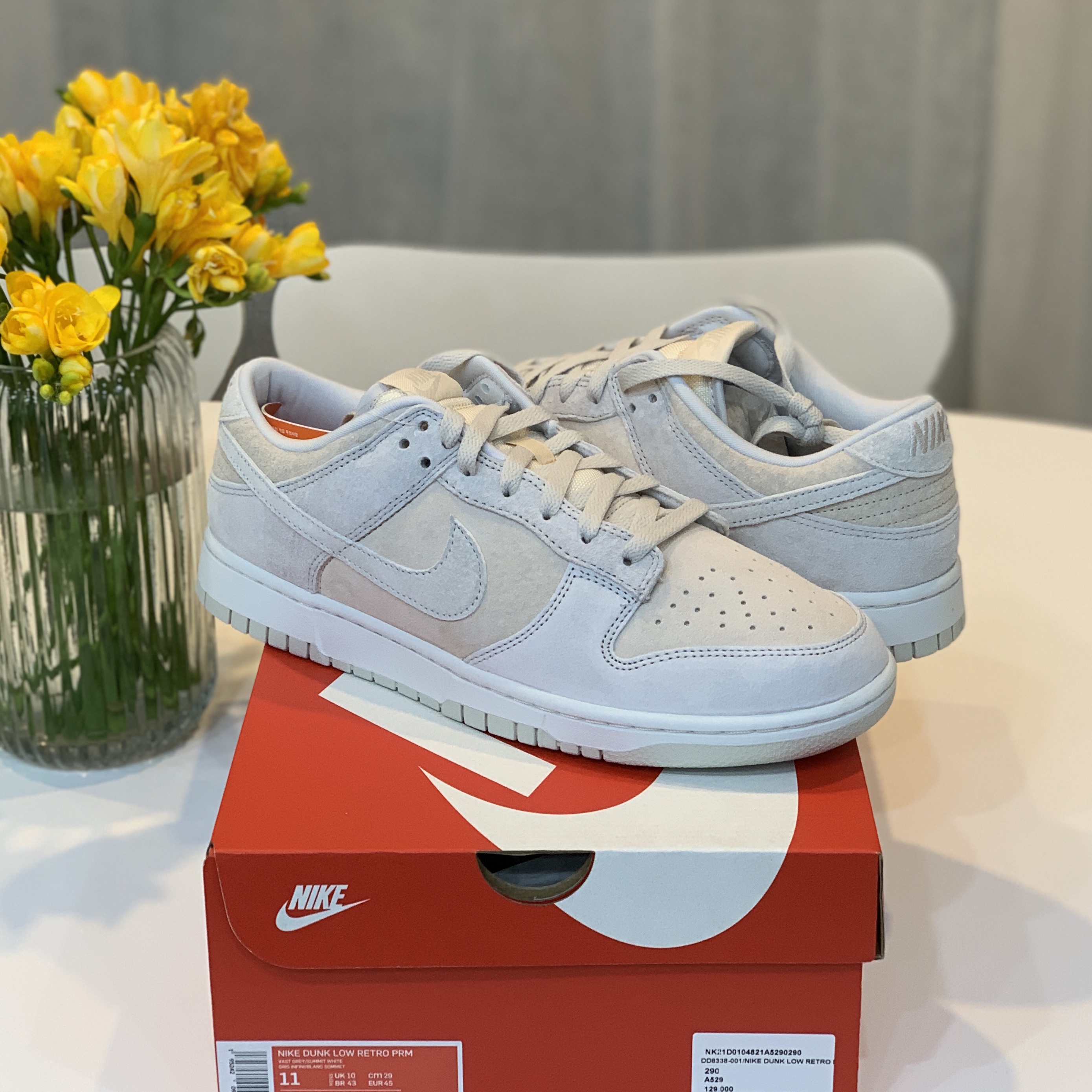 Nike Dunk Low Retro PRM Vast Grey 착용 스타일