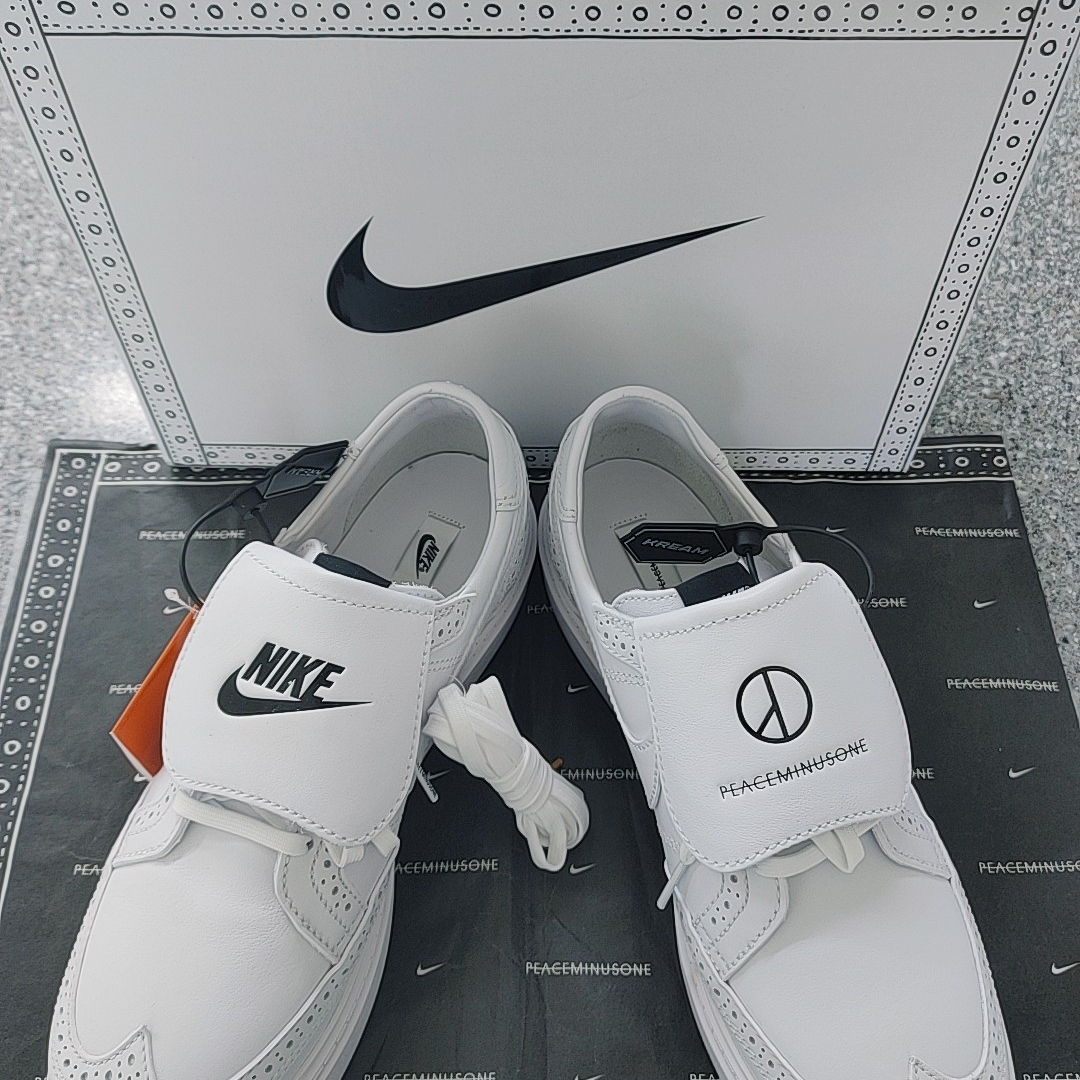 Nike x Peaceminusone Kwondo1 White 착용 스타일 - 3