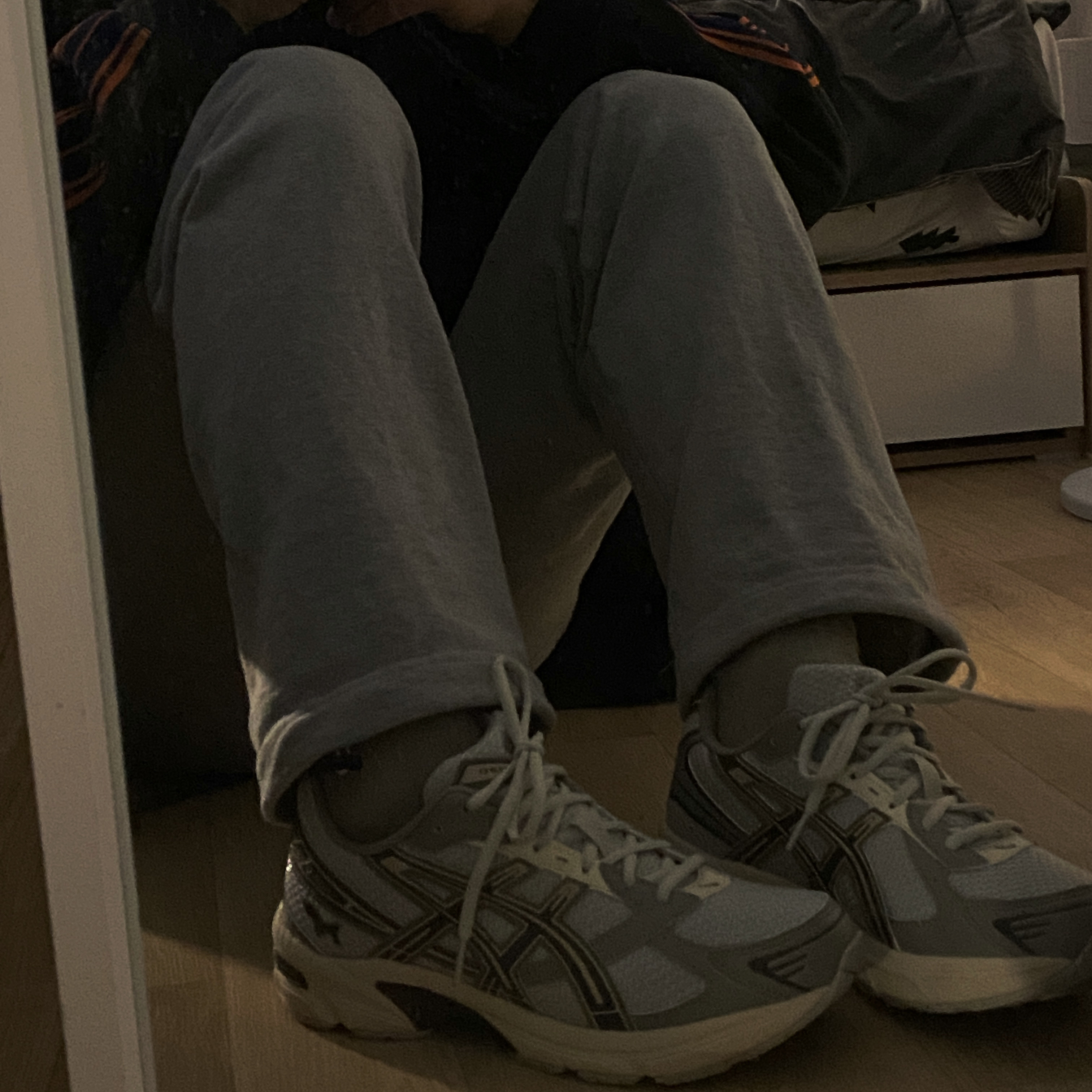 Asics x I4P Gel-1130 Glacier Grey Mink 착용 스타일