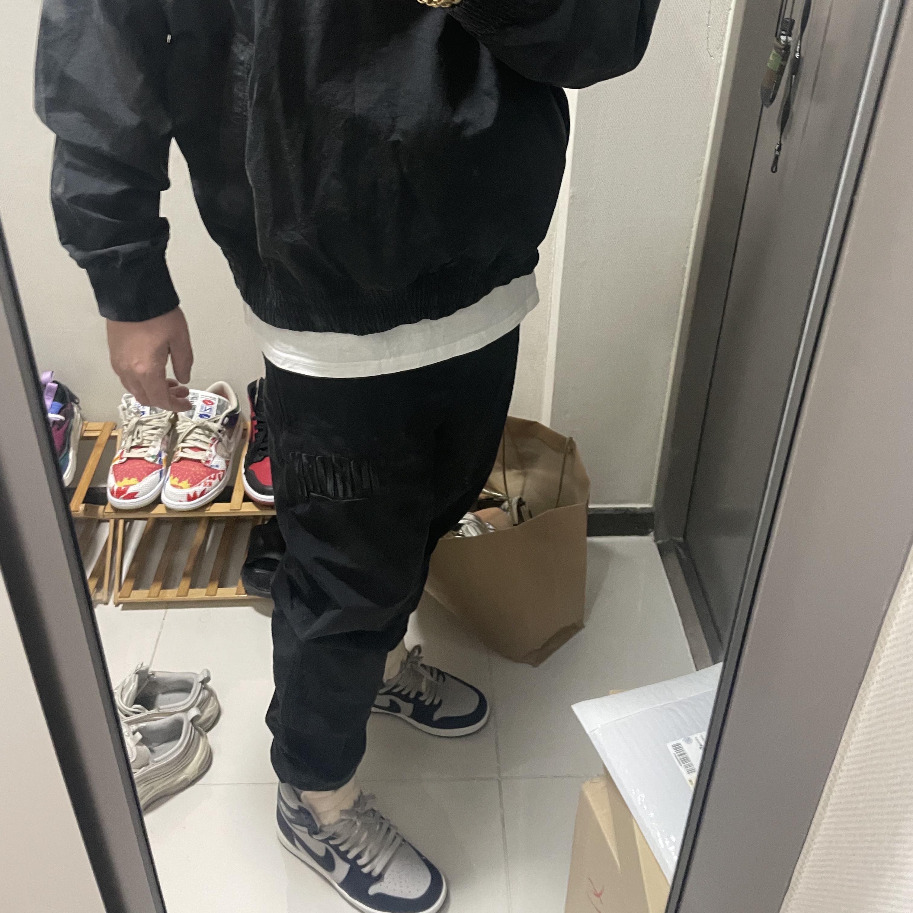 Jordan 1 High 85 College Navy 착용 스타일