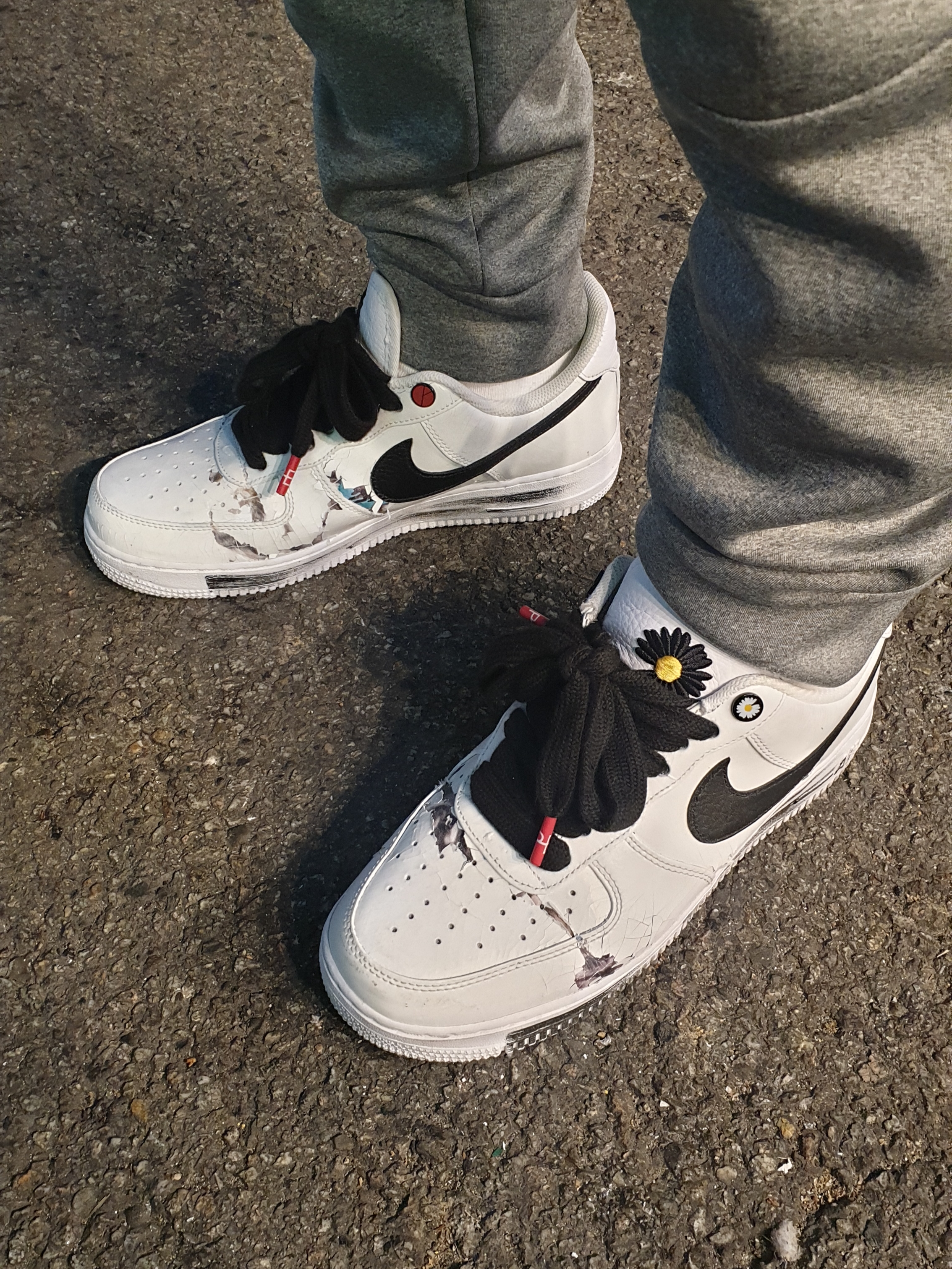 Nike x Peaceminusone Air Force 1 Low Para-Noise 2.0 착용 스타일 - 1