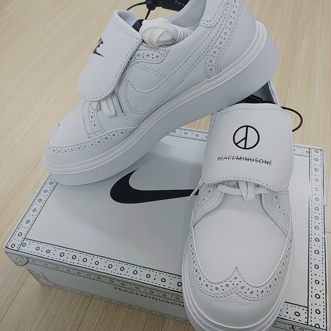 Nike x Peaceminusone Kwondo1 White 착용 스타일 - 4