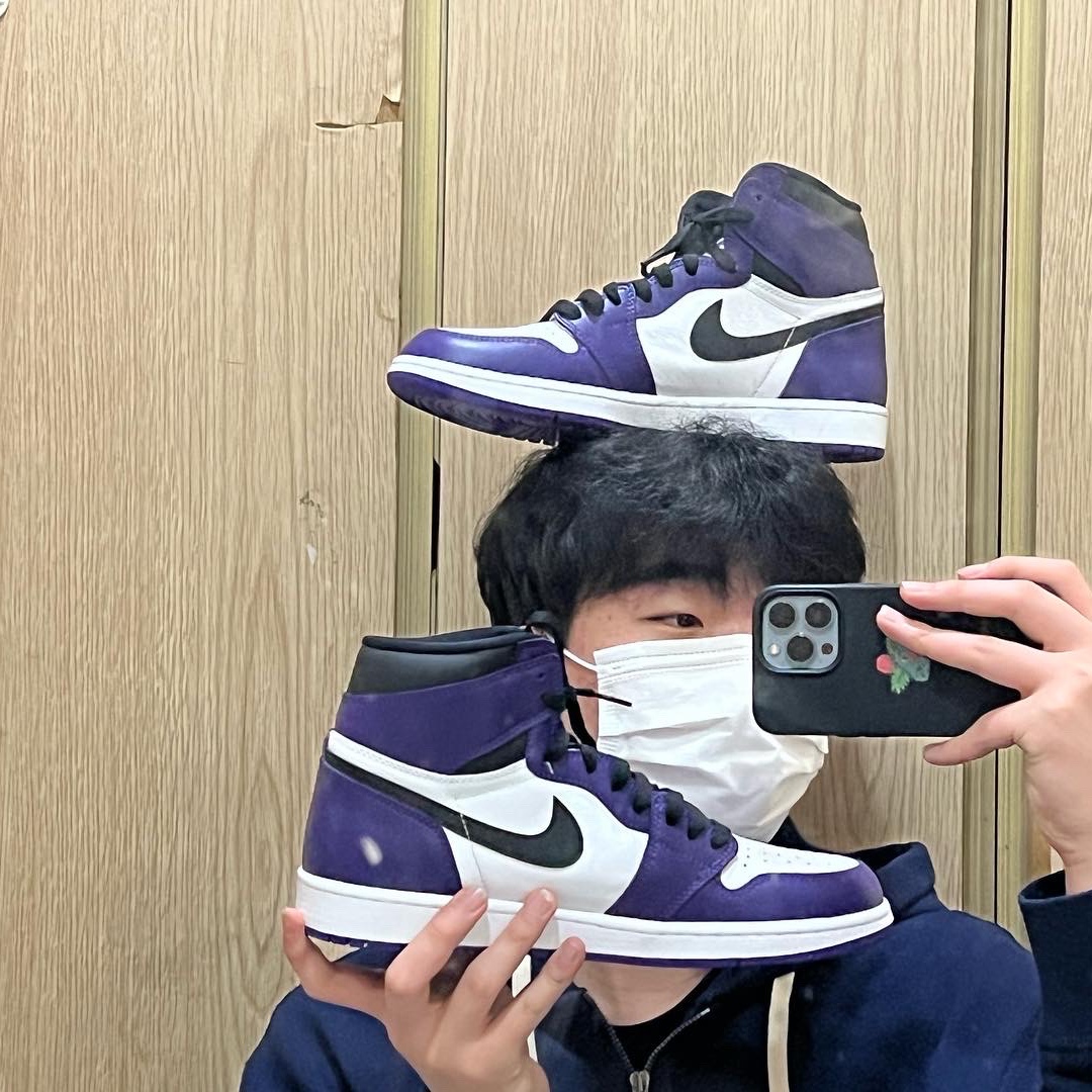 Jordan 1 Retro High OG Court Purple 2020 착용 스타일
