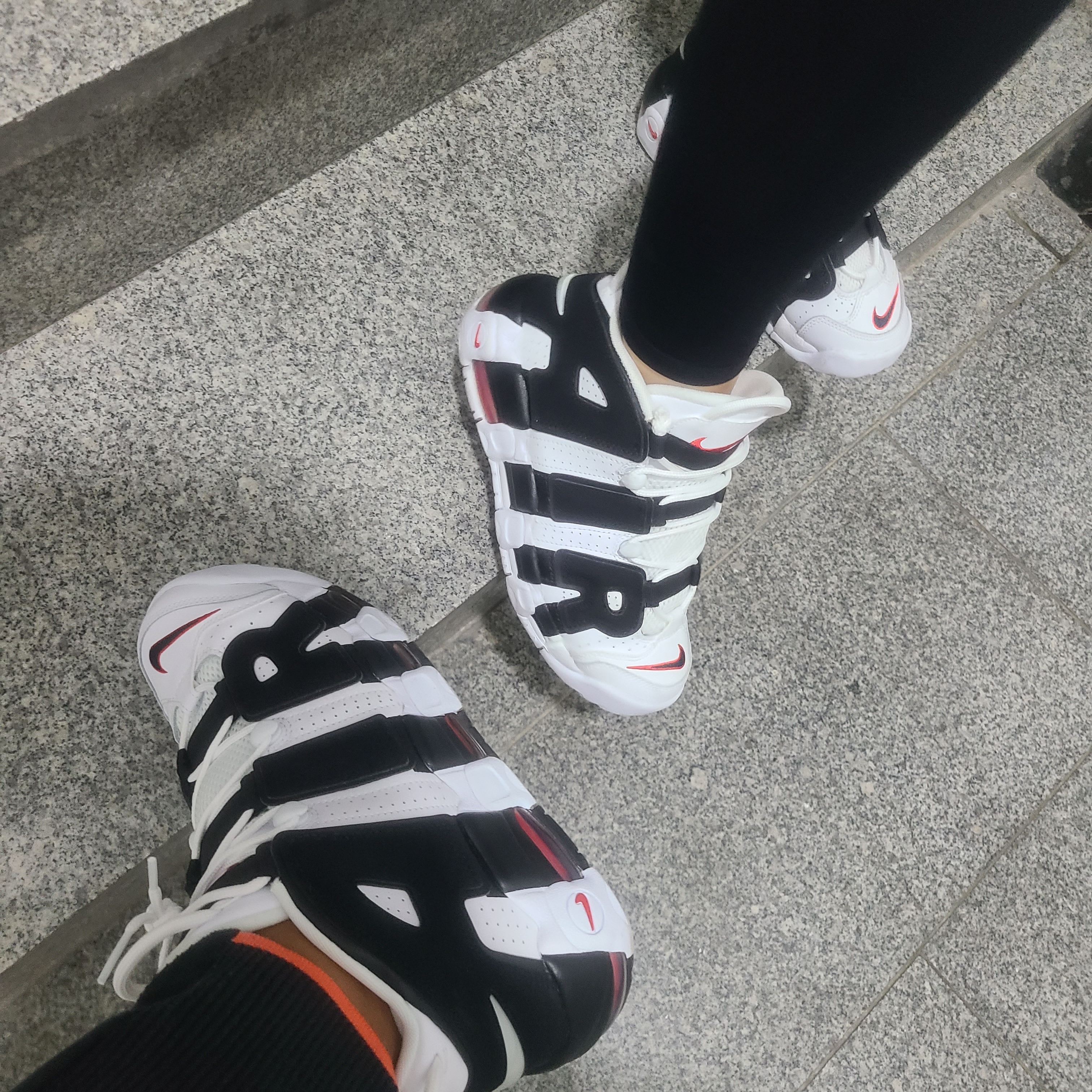 Nike Air More Uptempo Scottie Pippen, (GS) Nike Air More Uptempo Scottie Pippen 착용 스타일 - 1