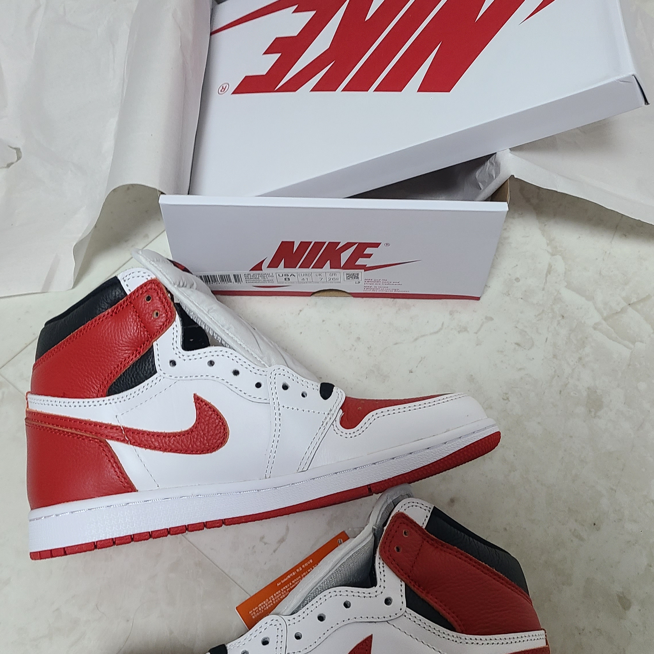 Jordan 1 Retro High OG Heritage 착용 스타일