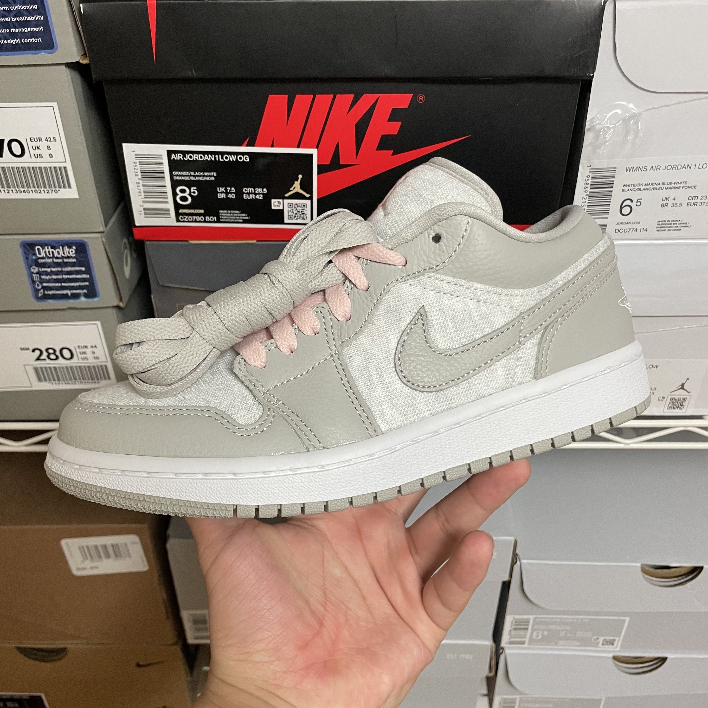 (W) Jordan 1 Low SE Light Iron Ore Atmosphere 착용 스타일