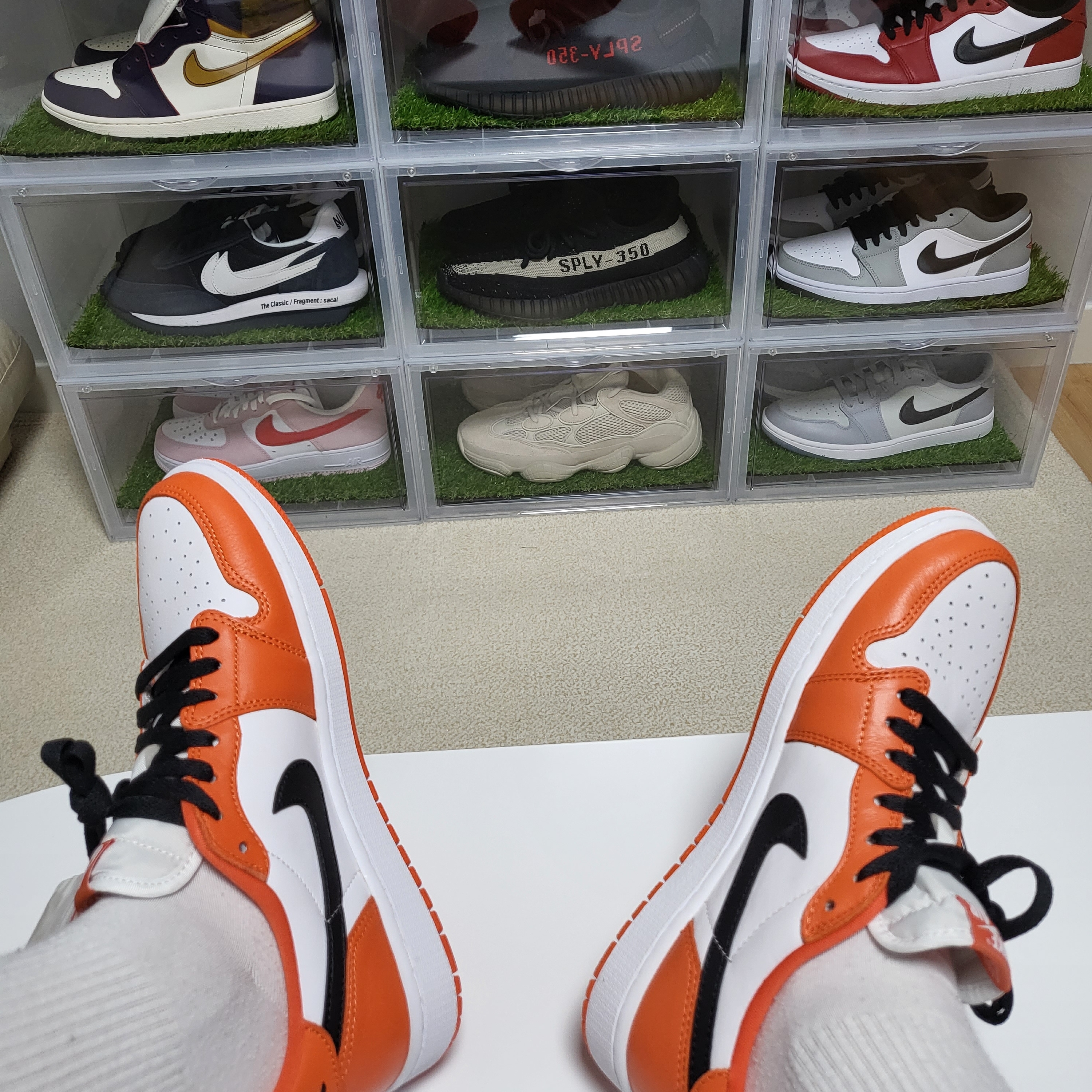 (W) Jordan 1 Low OG Starfish, Jordan 1 Low OG Starfish 착용 스타일