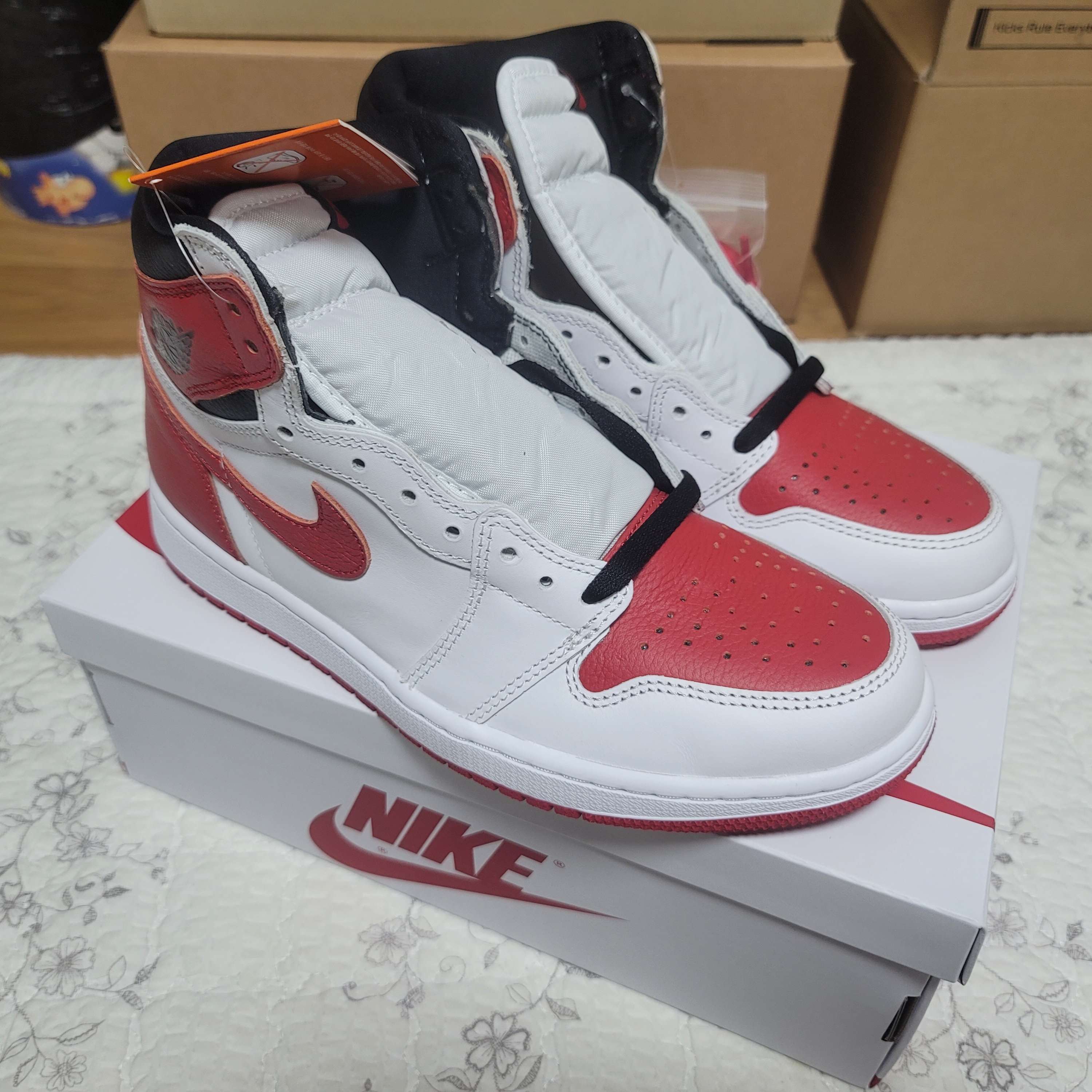 Jordan 1 Retro High OG Heritage 착용 스타일 - 1