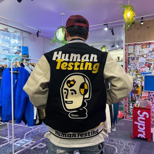 HUMAN TESTING VARSITY JACKET スタジャン | vrealitybolivia.com