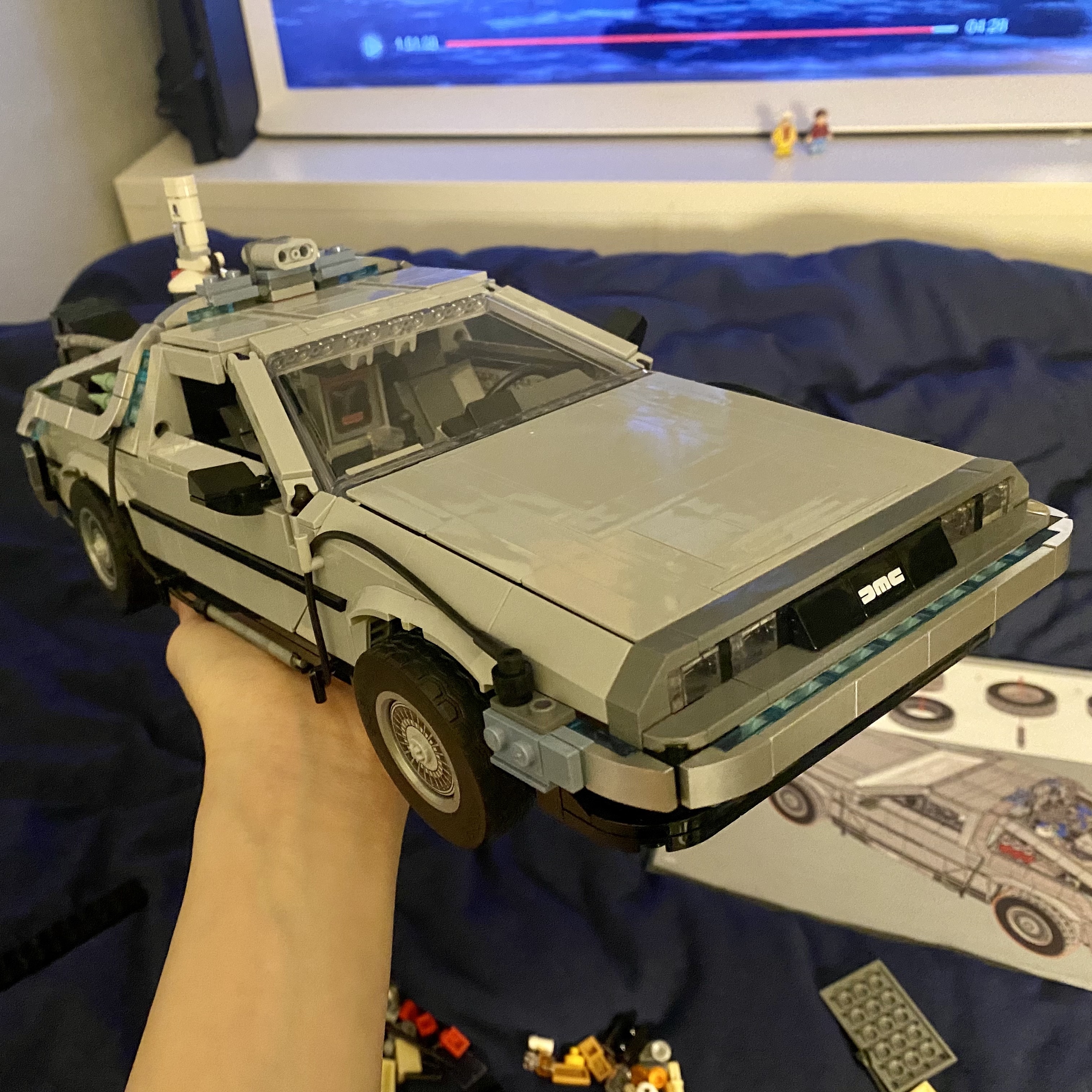 Lego Back To The Future Time Machine 착용 스타일 - 1