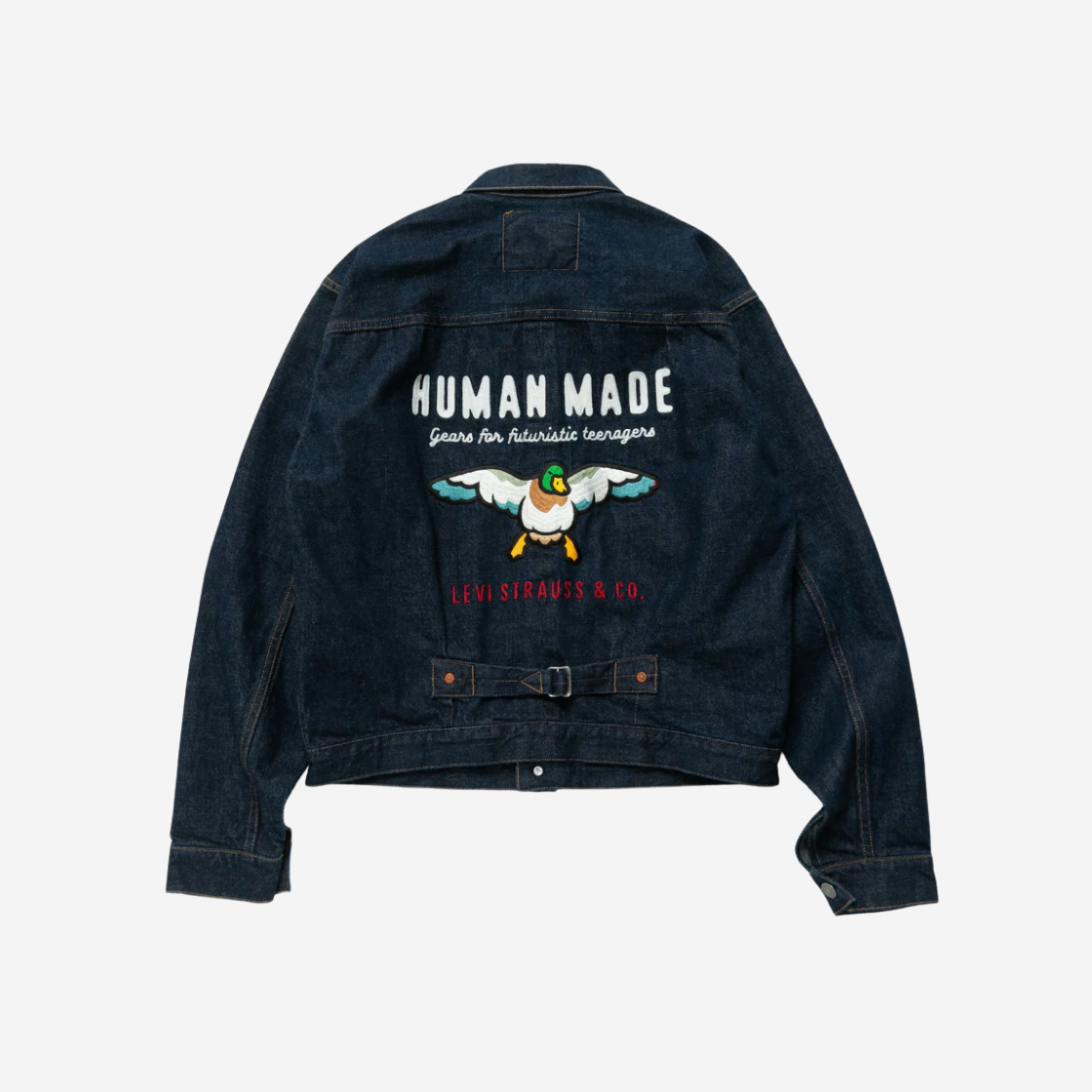 휴먼 메이드 x 언더커버 라스트 올지 2 바시티 자켓 블랙 | Human Made 