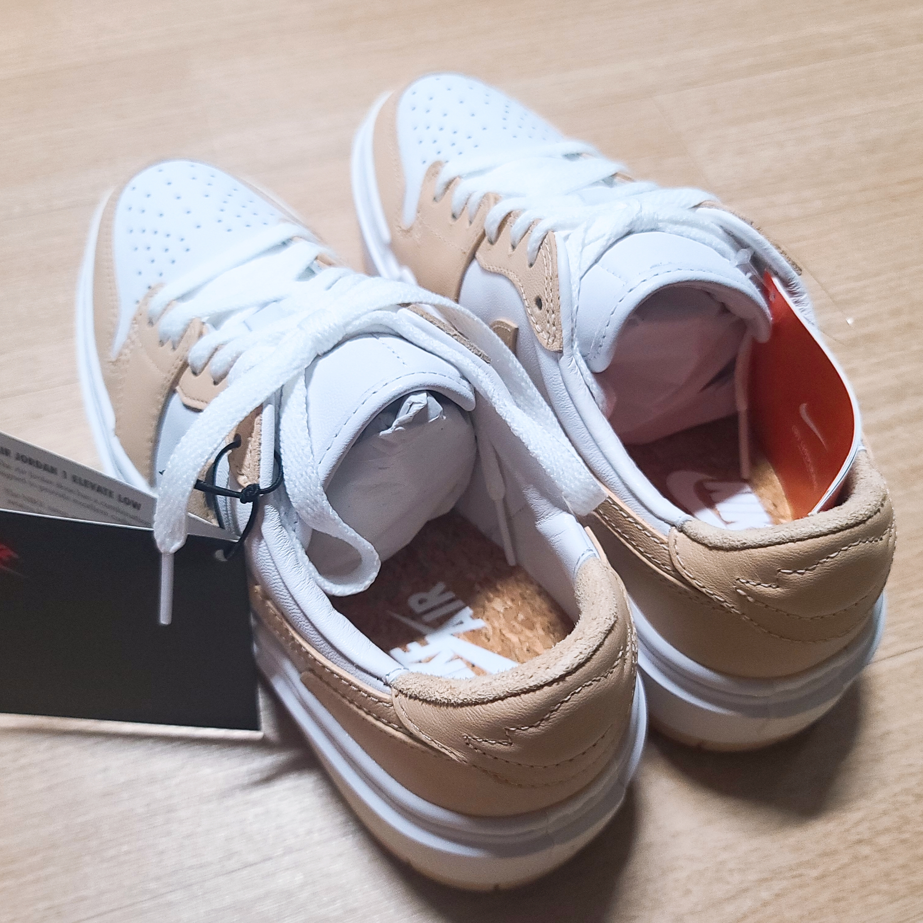 (W) Jordan 1 Elevate Low White Onyx 착용 스타일 - 2