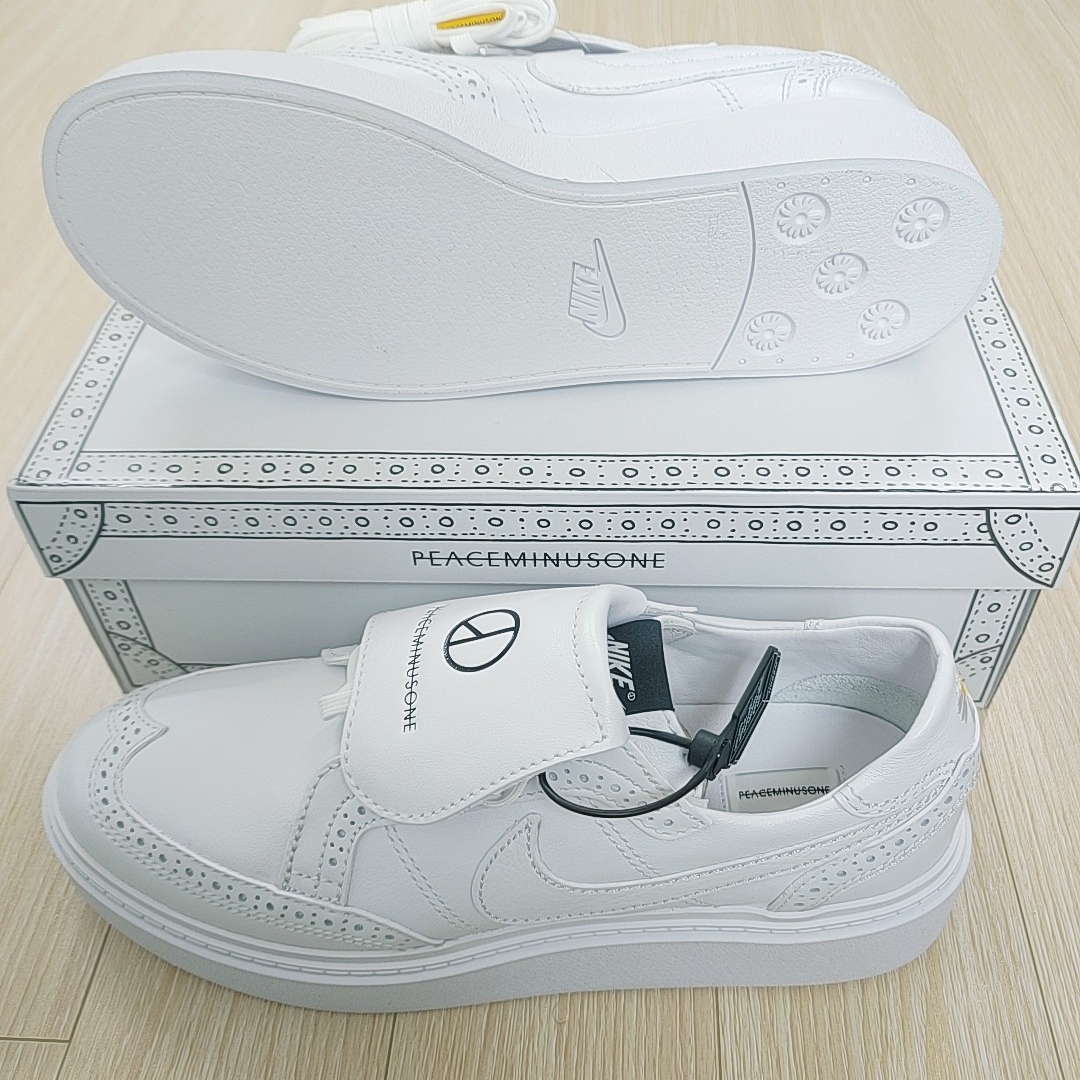 Nike x Peaceminusone Kwondo1 White 착용 스타일 - 5